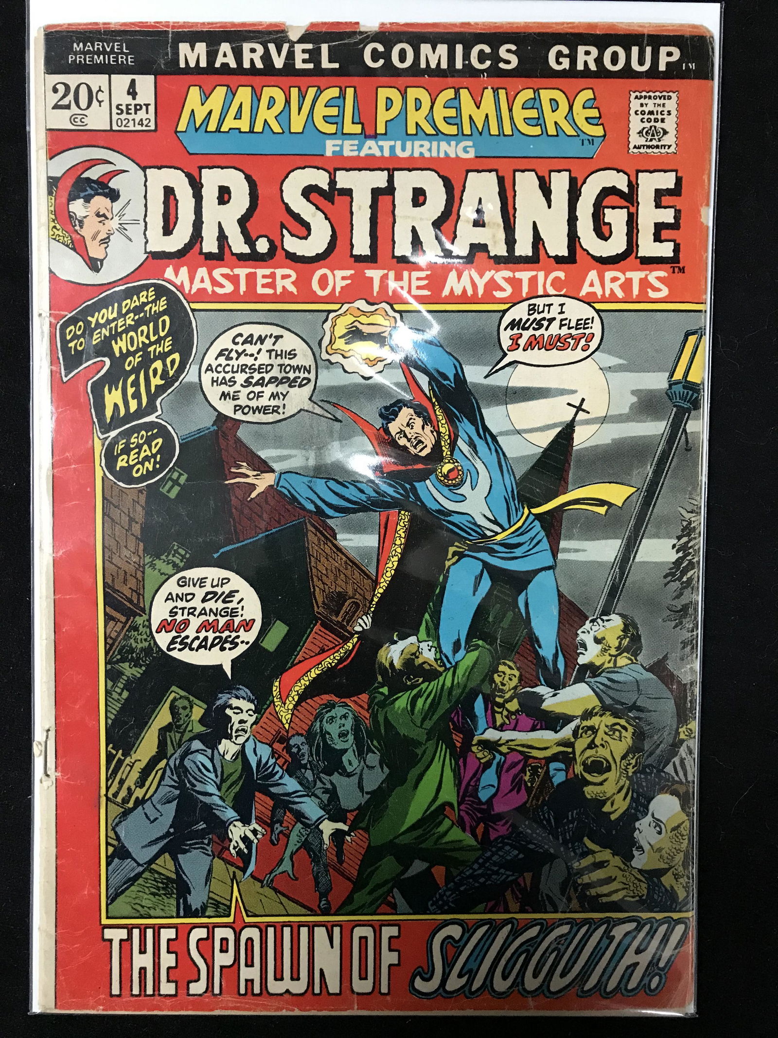 1972 MARVEL PREMIERE COMICS DR. STRANGE NO. 4 (1 of 1)