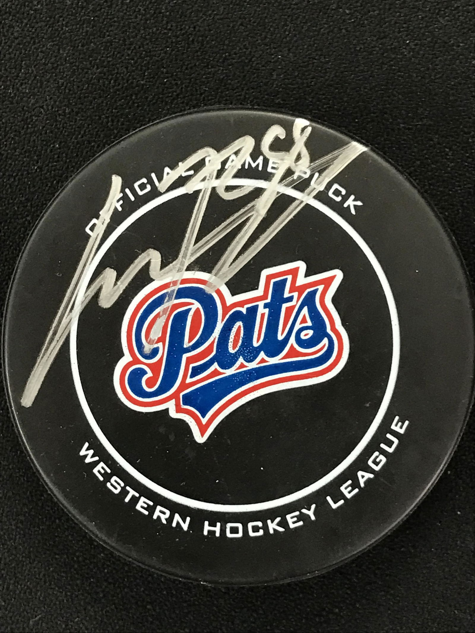 CONNOR BEDARD SIGNED OFFICIAL GAME PUCK (GCG HOLO) (1 of 2)