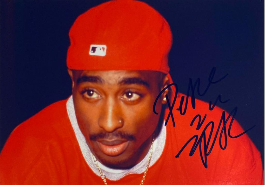 TUPAC SHAKUR SIGNED 8X10 (RA COA) (1 of 1)