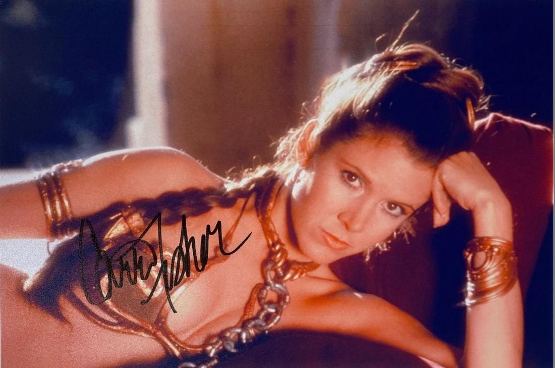 CARRIE FISHER SIGNED 8X10 (RA COA) (1 of 1)