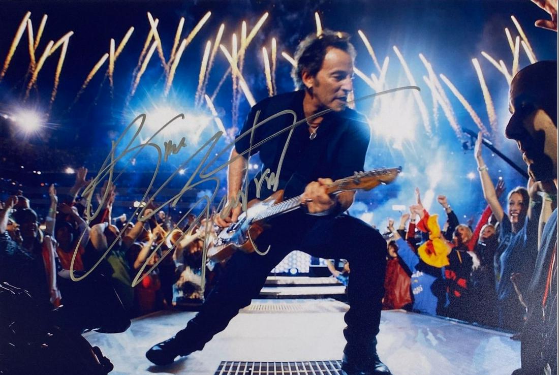 BRUCE SPRINGSTEEN SIGNED 8X10 (RA COA) (1 of 1)