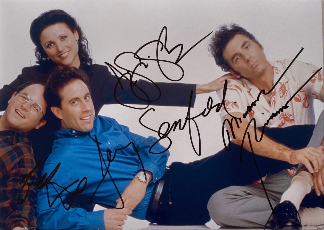 SEINFELD CAST SIGNED 8X10 (RA COA) (1 of 1)