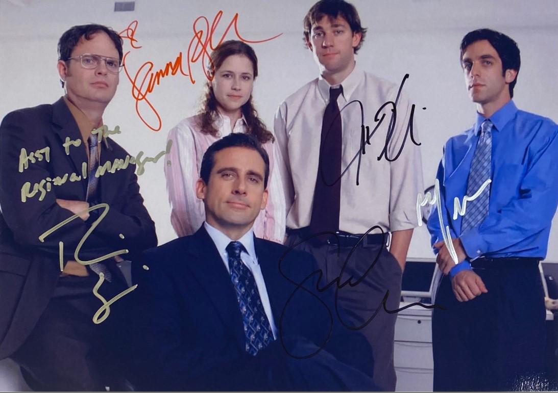 THE OFFICE CAST SIGNED 8X10 (RA COA) (1 of 1)