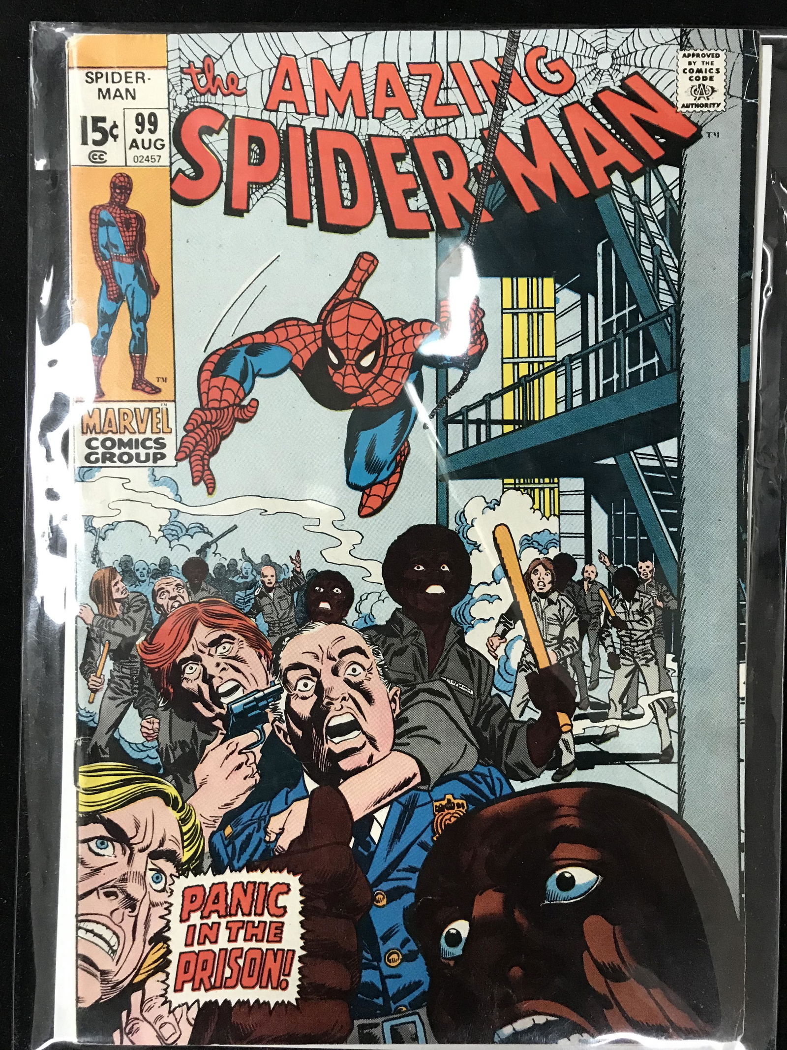 1971 MARVEL OOMICS THE AMAZING SPIDER-MAN NO. 99 (1 of 1)