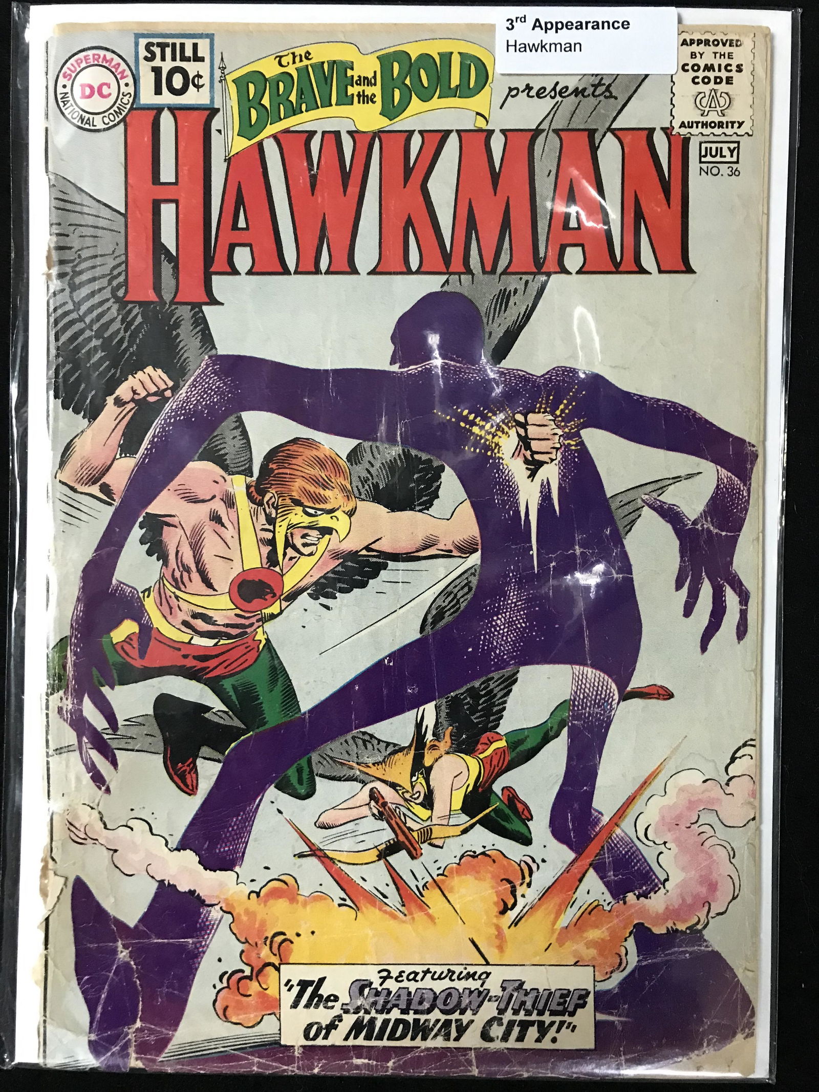 1961 DC COMICS HAWKMAN NO. 36 (1 of 1)