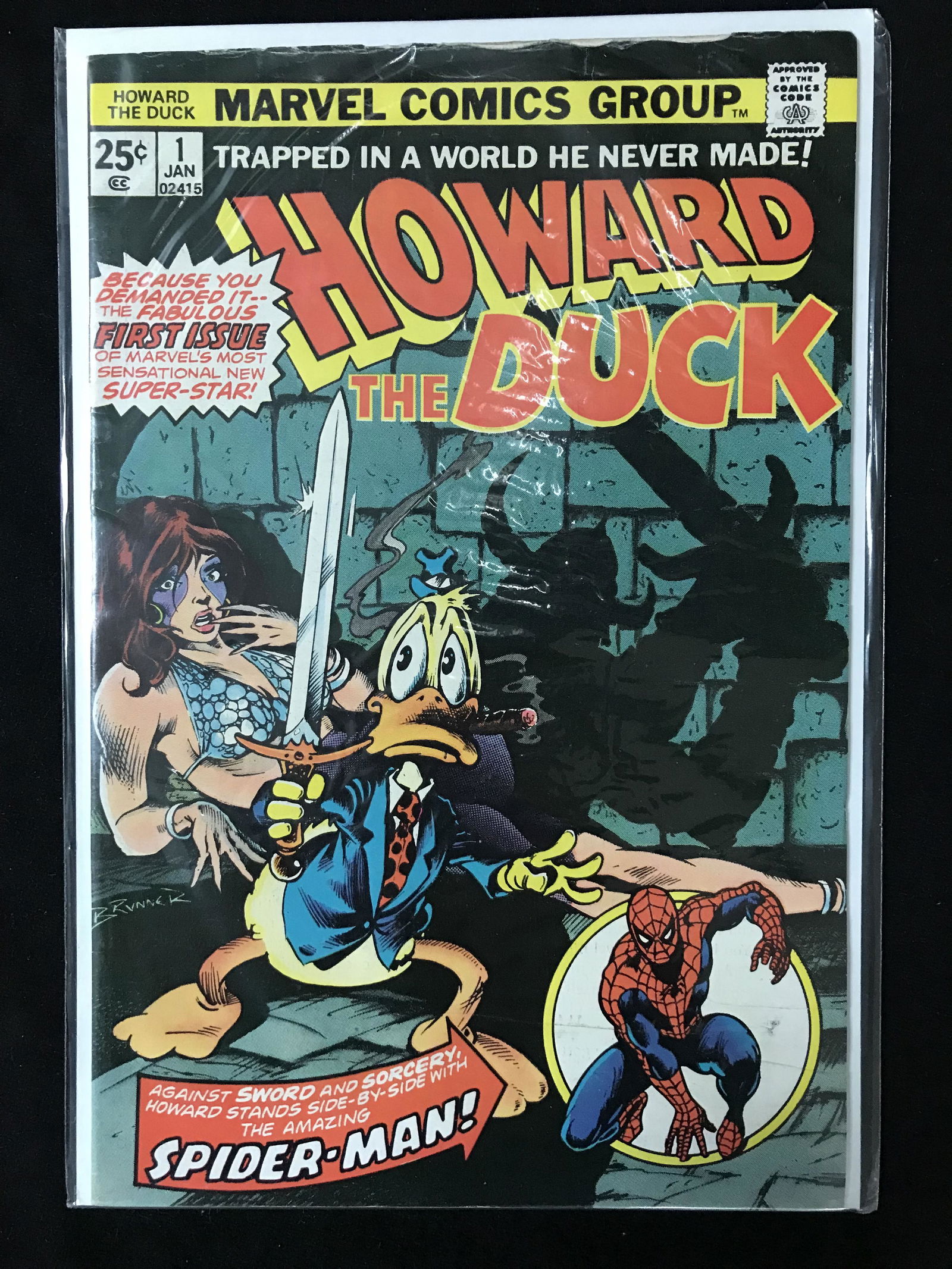 1975 MARVEL COMICS HOWARD THE DUCK NO. 1 (1 of 1)