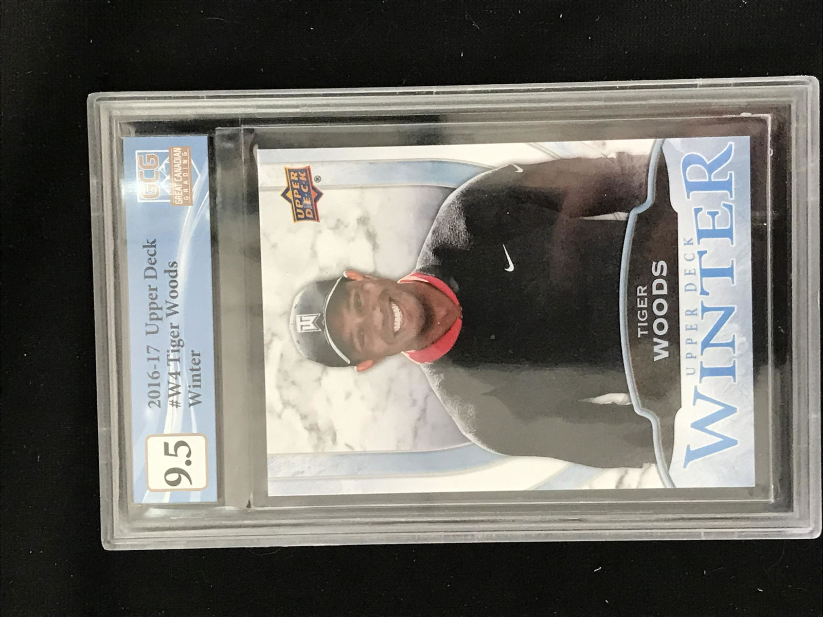 2016-17 UD TIGER WOODS NO. W4 (GCG 9.5): 2016-17 UD TIGER WOODS NO. W4 (GCG 9.5)