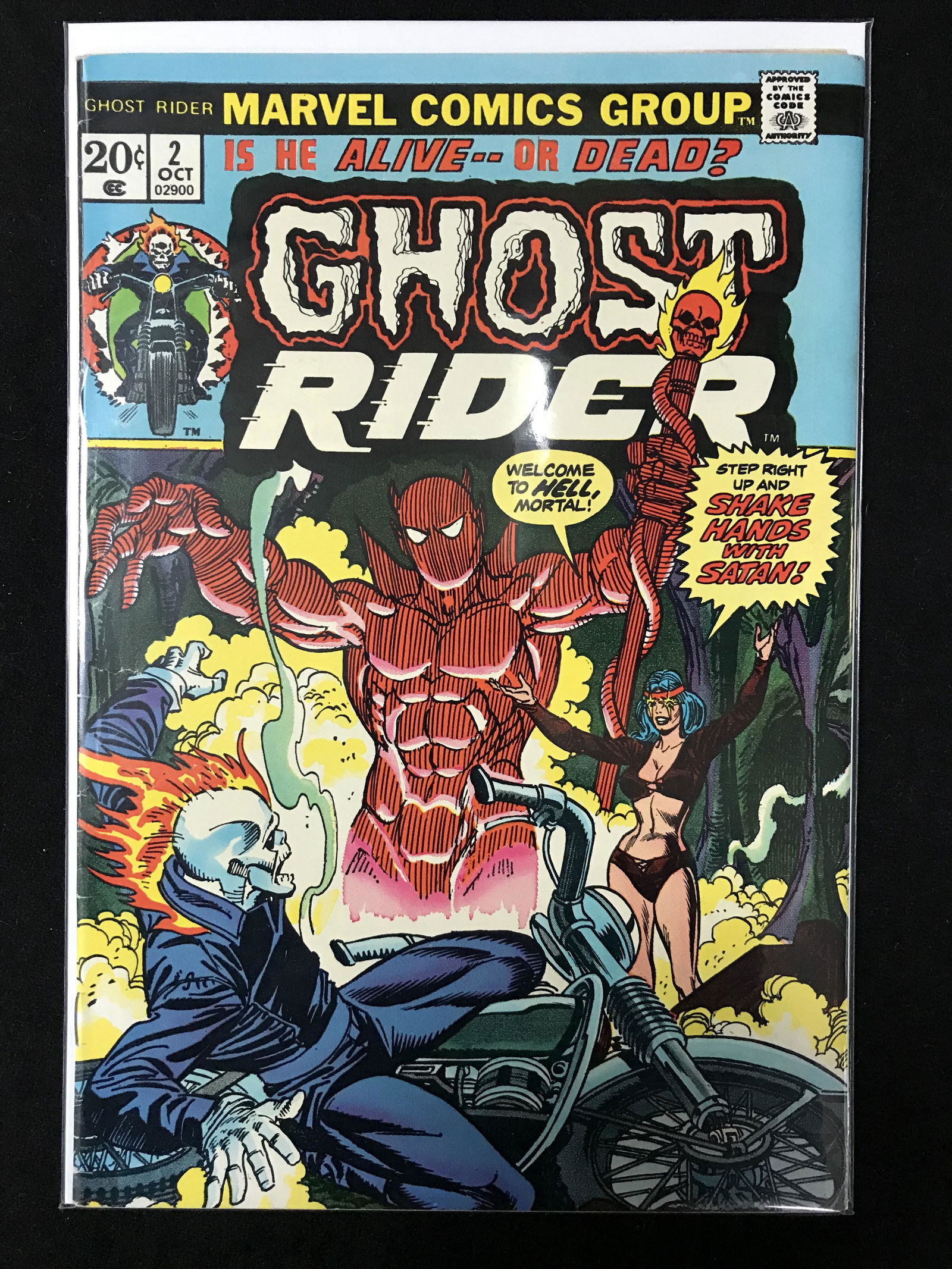 1973 MARVEL COMICS GHOST RIDER NO. 2 (1 of 1)