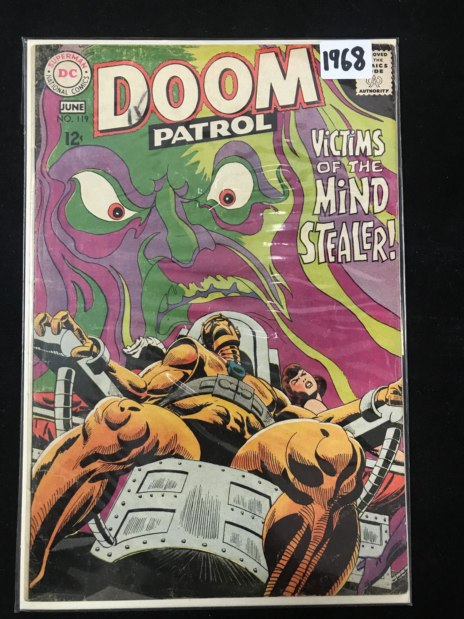 1968 DC COMICS DOOM PATROL NO. 119 (1 of 1)