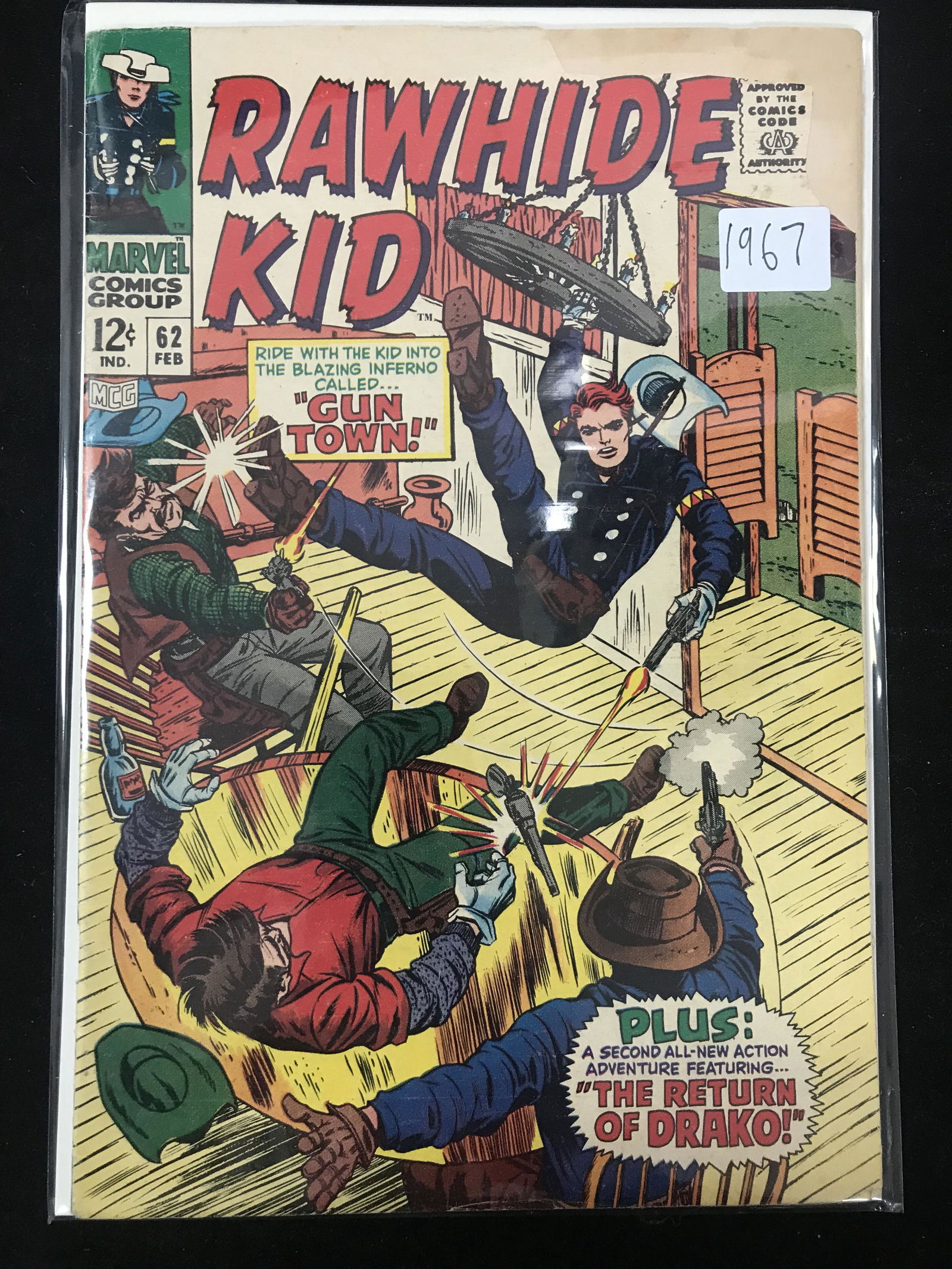 1967 MARVEL COMICS RAWHIDE KID NO. 62 (1 of 1)