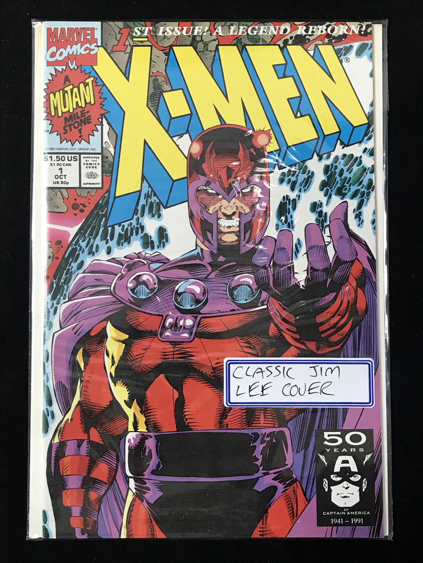 1991 MARVEL COMICS X-MEN NO. 1 (CLASSIC JIM LEE COVER) (1 of 1)