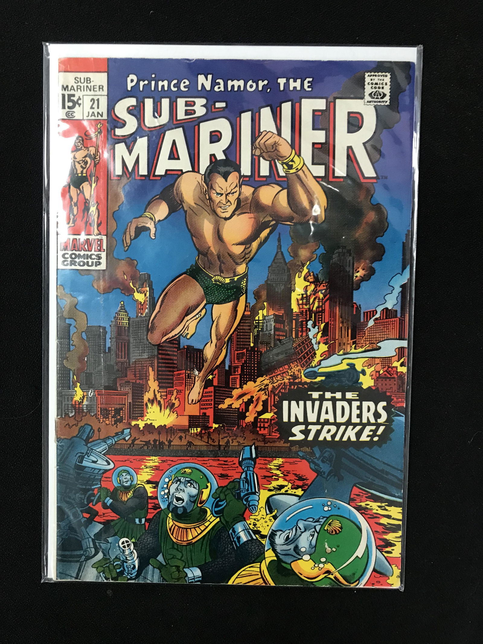 SUB-MARINER #21  MARVEL COMICS (1 of 1)