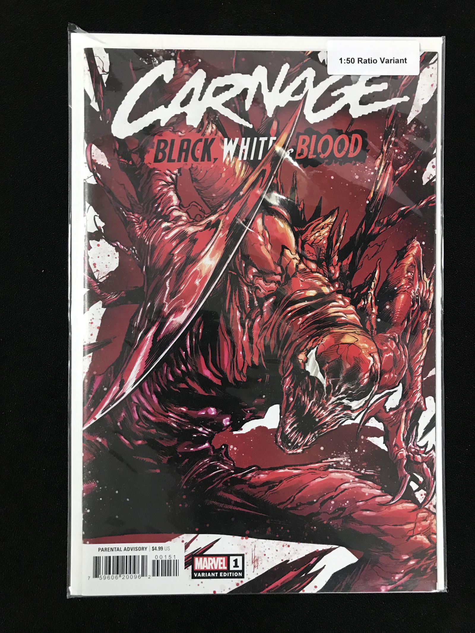 CARNAGE BLACK WHITE&BLOOD #1 (MARVEL COMICS) (1 of 1)