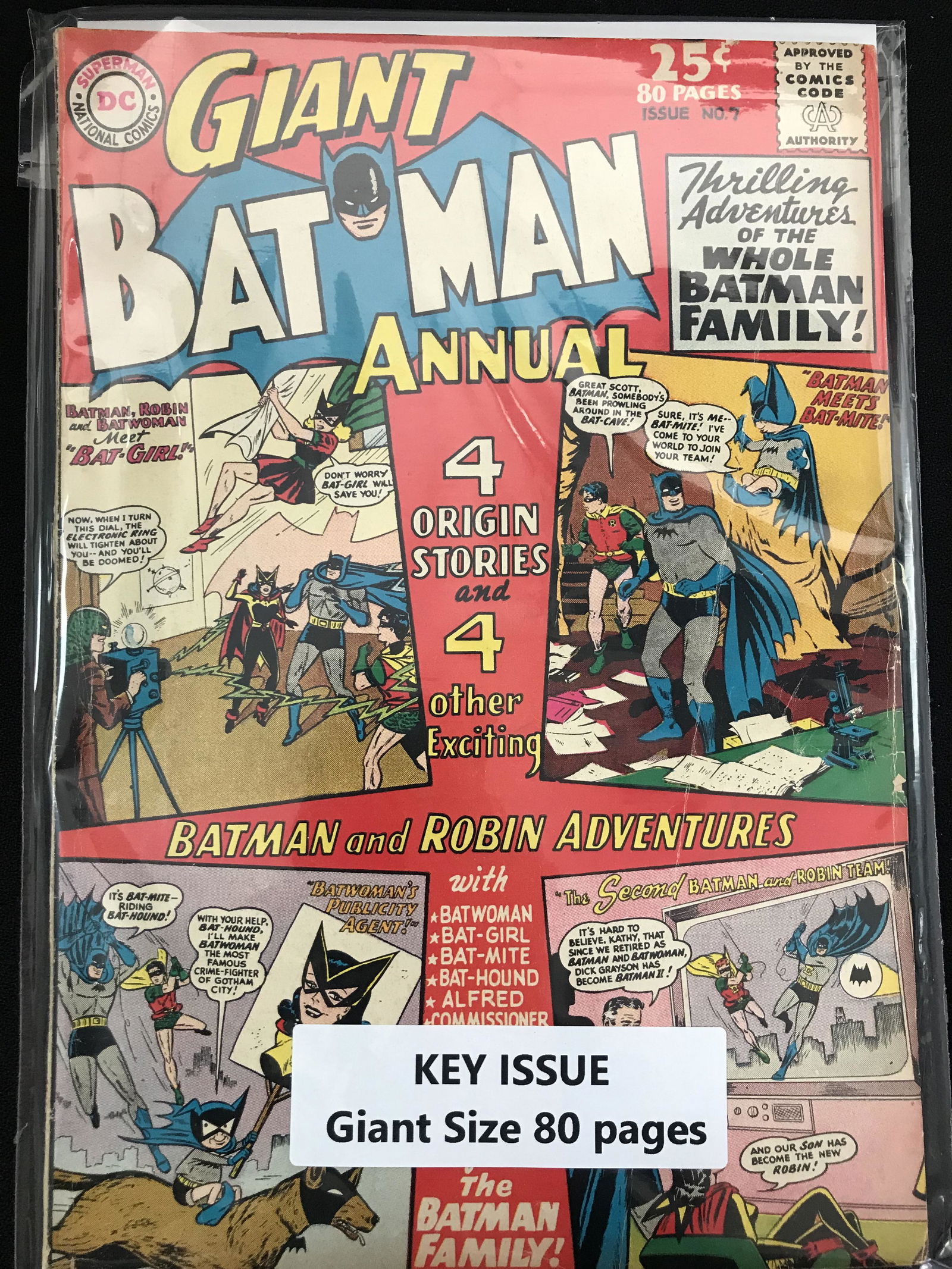 GIANT BATMAN ANNUAL #7 KEY ISSUE (DC COMICS) (1 of 1)