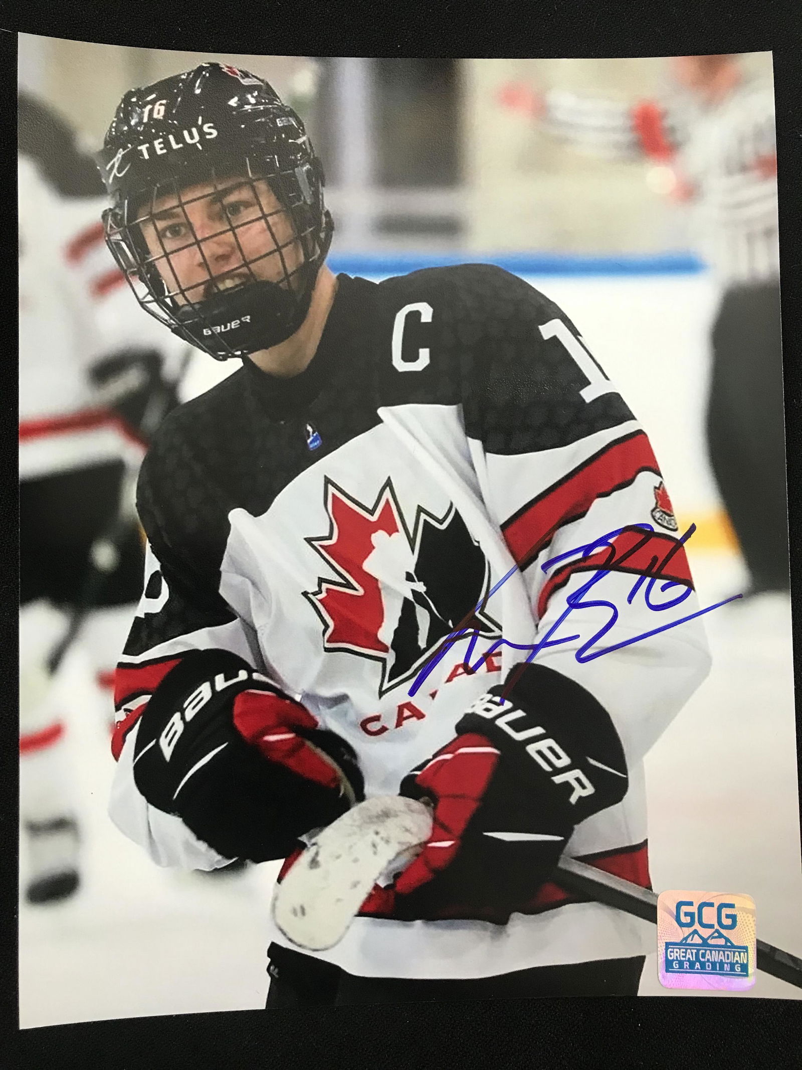 CONNOR BEDARD SIGNED 8X10 (GCG COA) (1 of 1)
