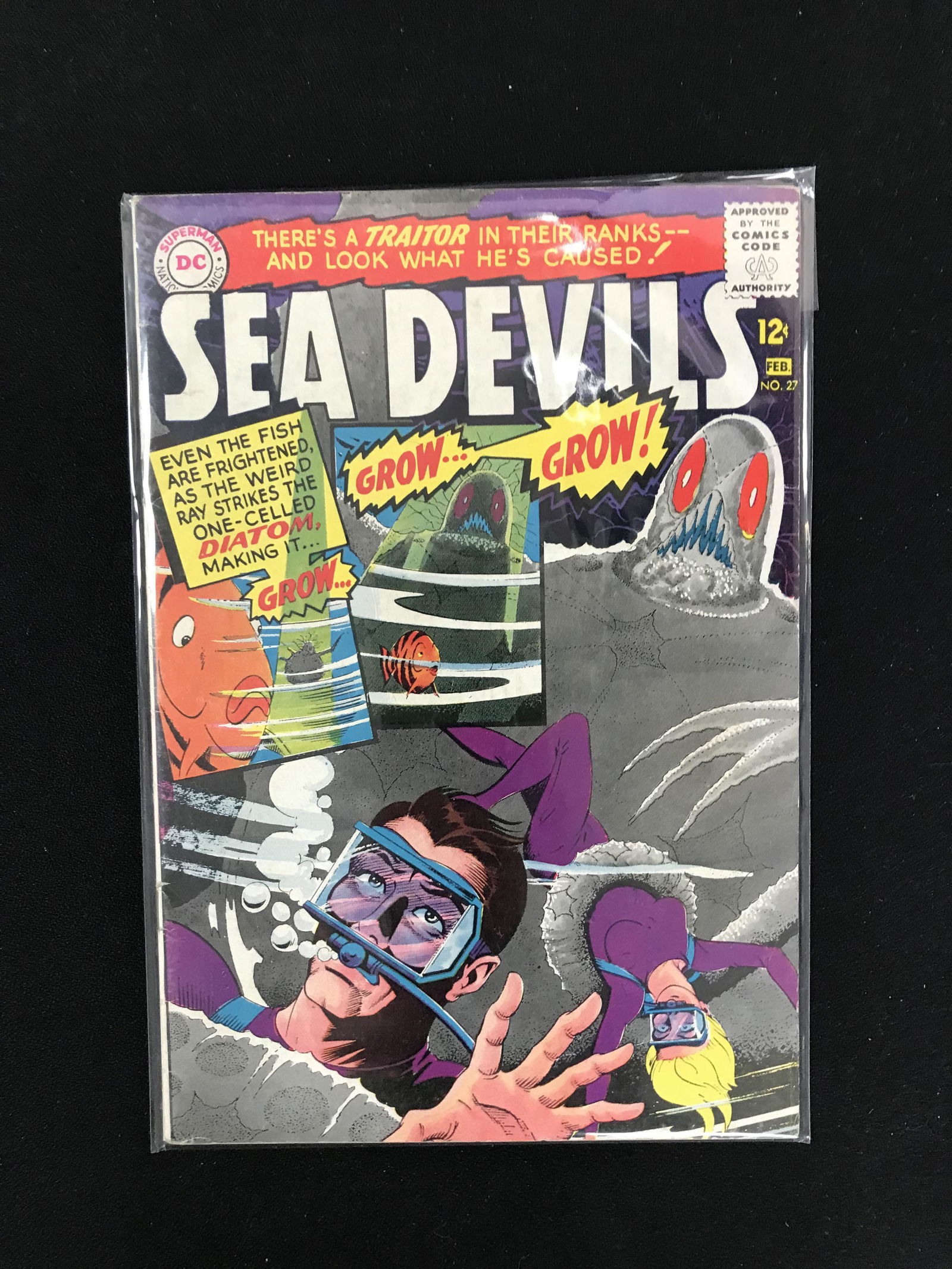 1961 DC COMICS SEA DEVILS NO. 27 (1 of 1)