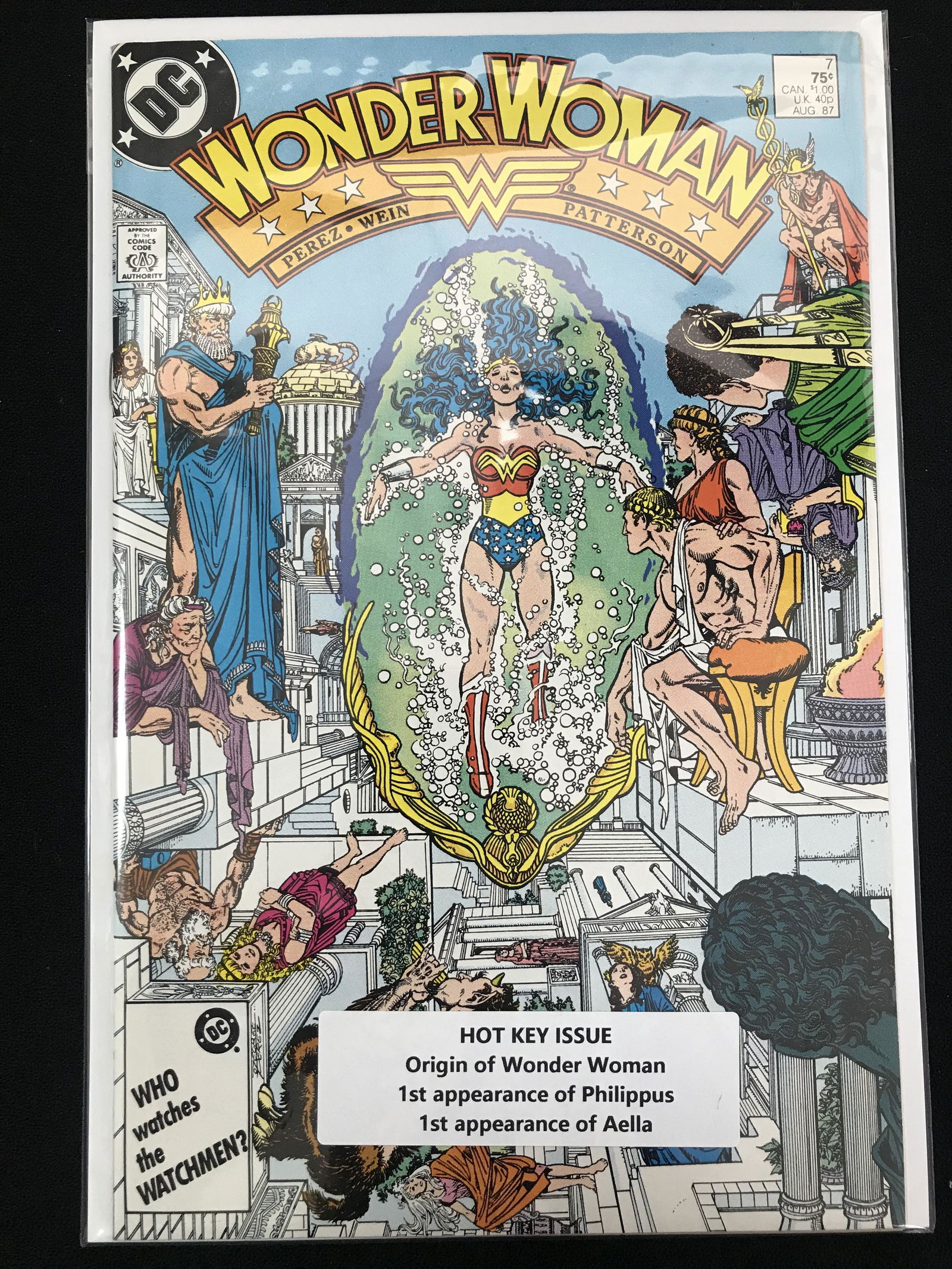 WONDER WOMAN  # 7 KEY ISSUE 1ST APP OF PHILIPPUS AND AELLA   (DC COMICS) (1 of 1)
