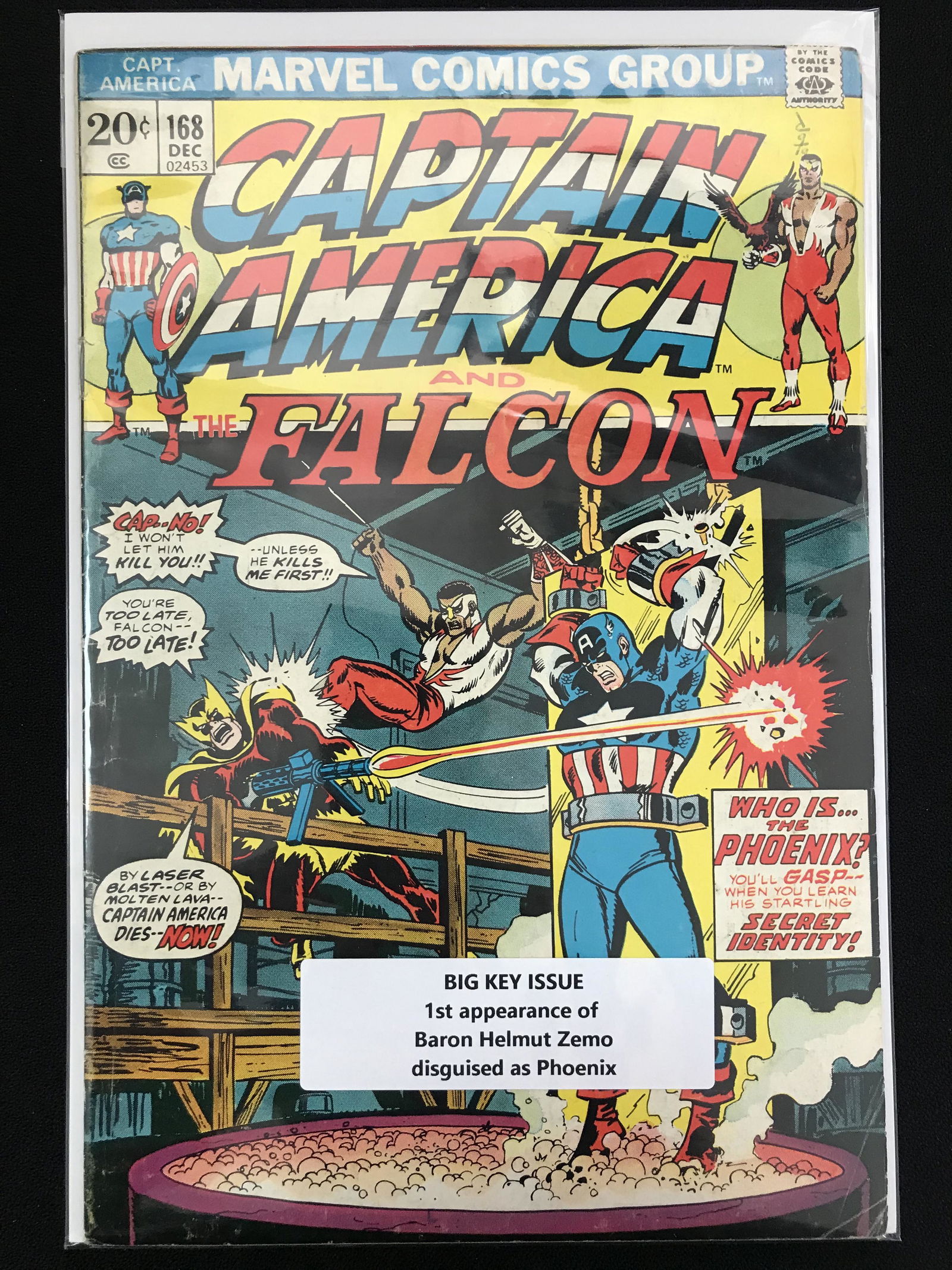 CAPTAIN AMERICA #168   (MARVEL COMICS) (1 of 1)