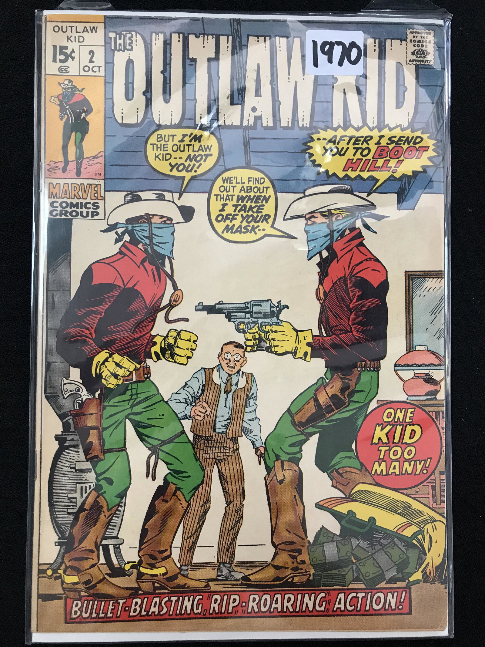 11970 MARVEL COMICS THE OUTLAW KID NO. 1 (1 of 1)