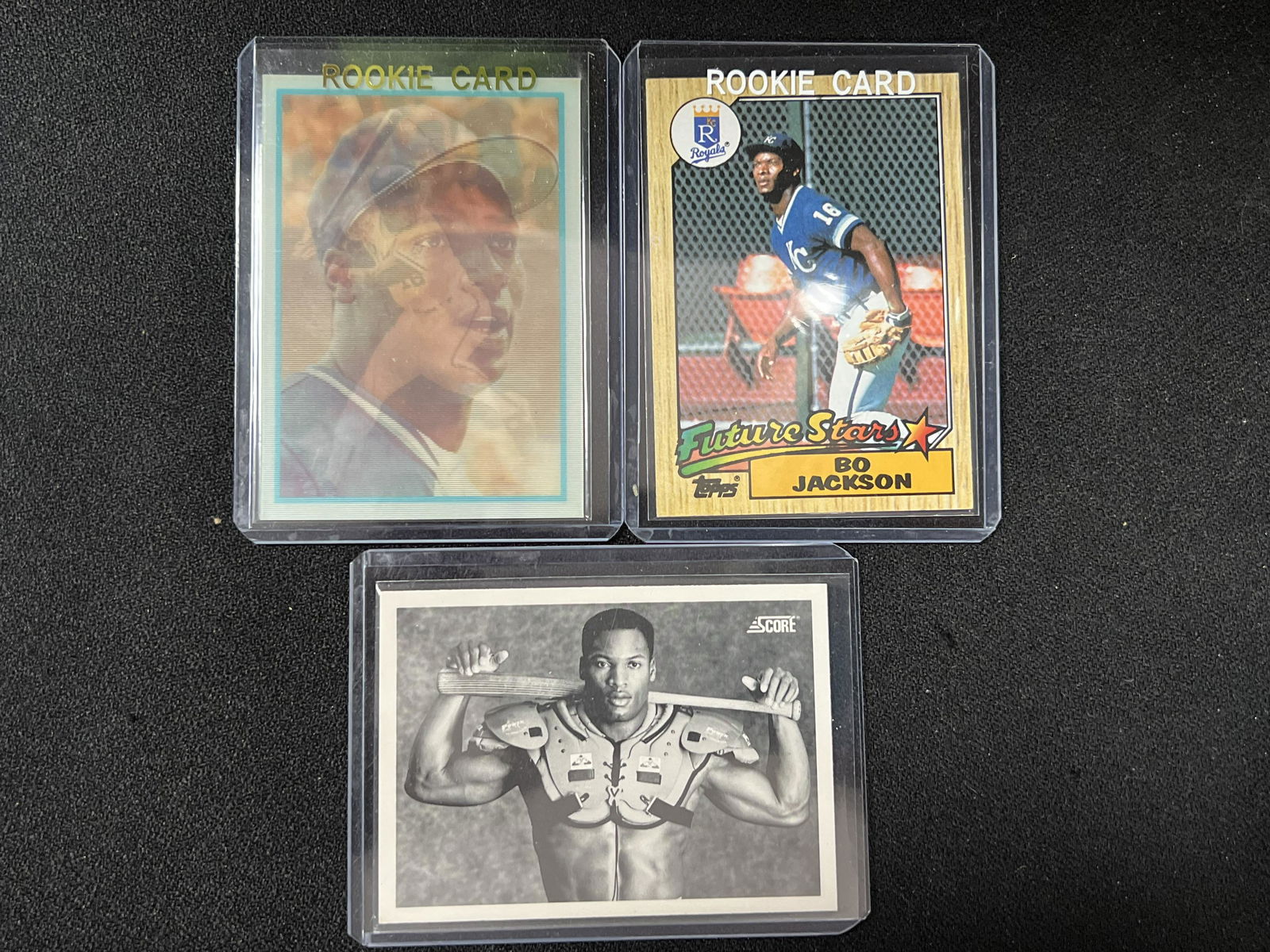 LOT OF BO JACKSON BASEBALL CARDS (1 of 1)