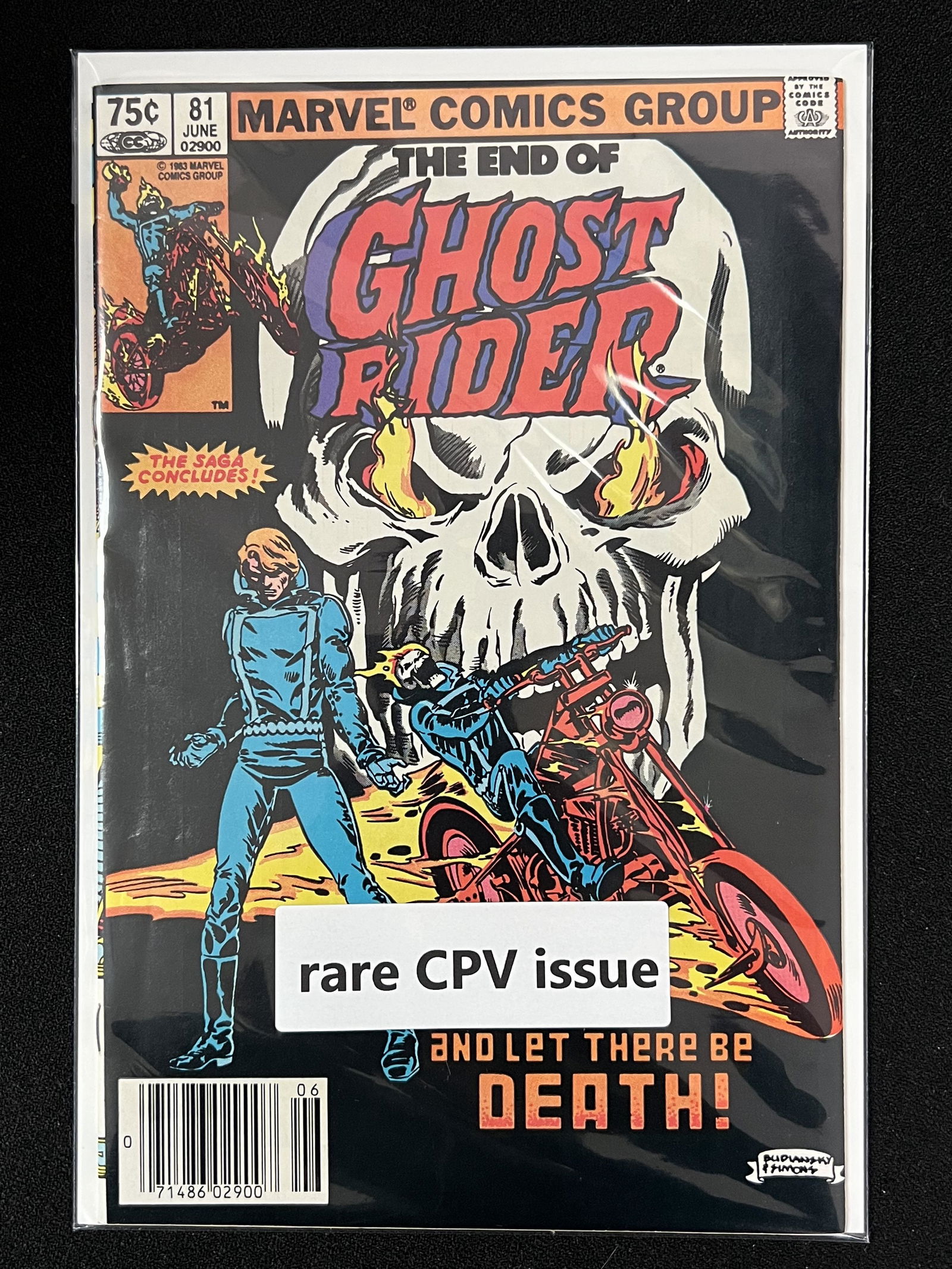 GHOST RIDER #81  RARE CPV ISSUE (MARVEL COMICS) (1 of 1)
