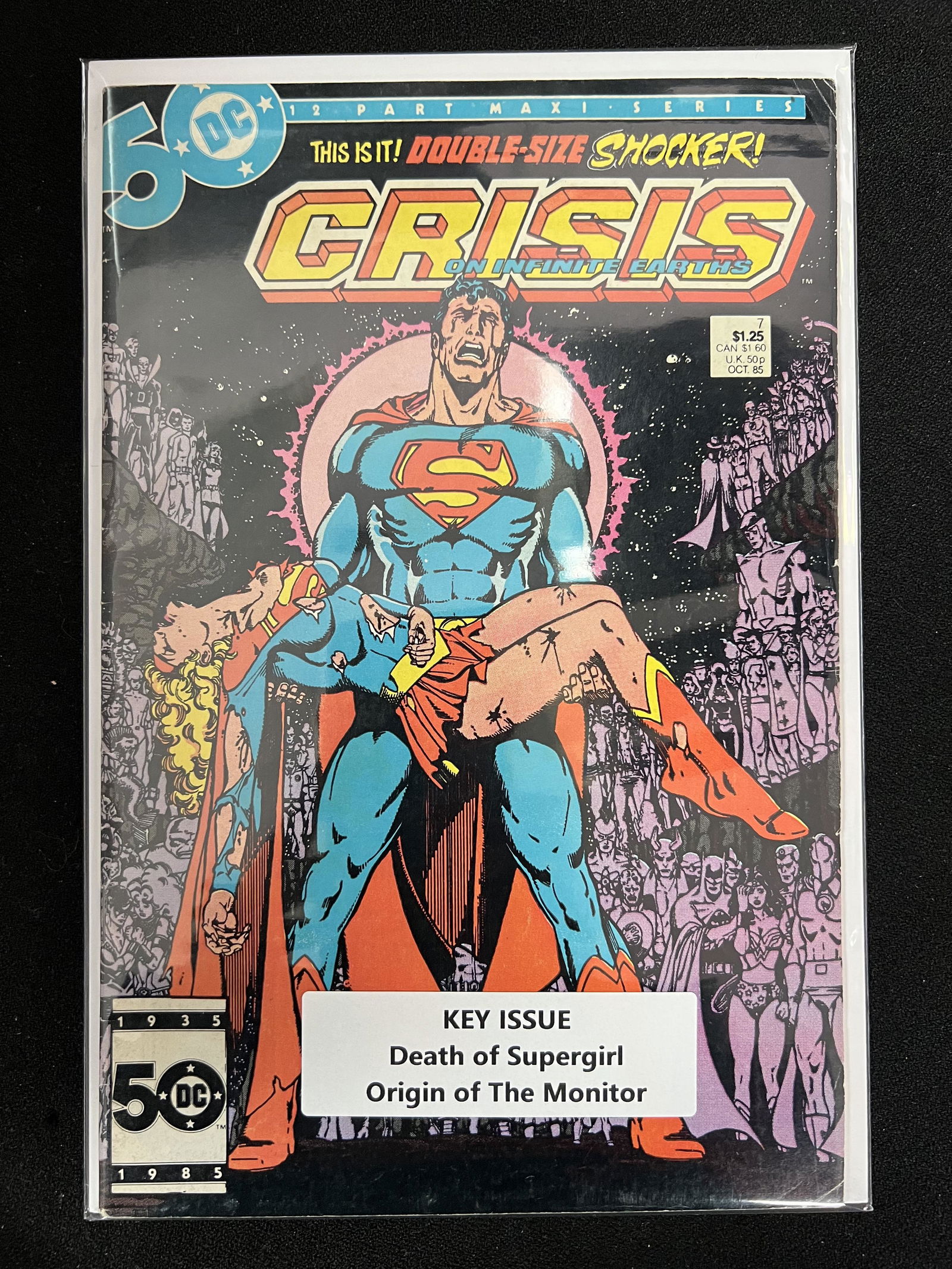 CRISIS #50  KEY ISSUE DEATH OF SUPERGIRL (DC COMICS) (1 of 1)