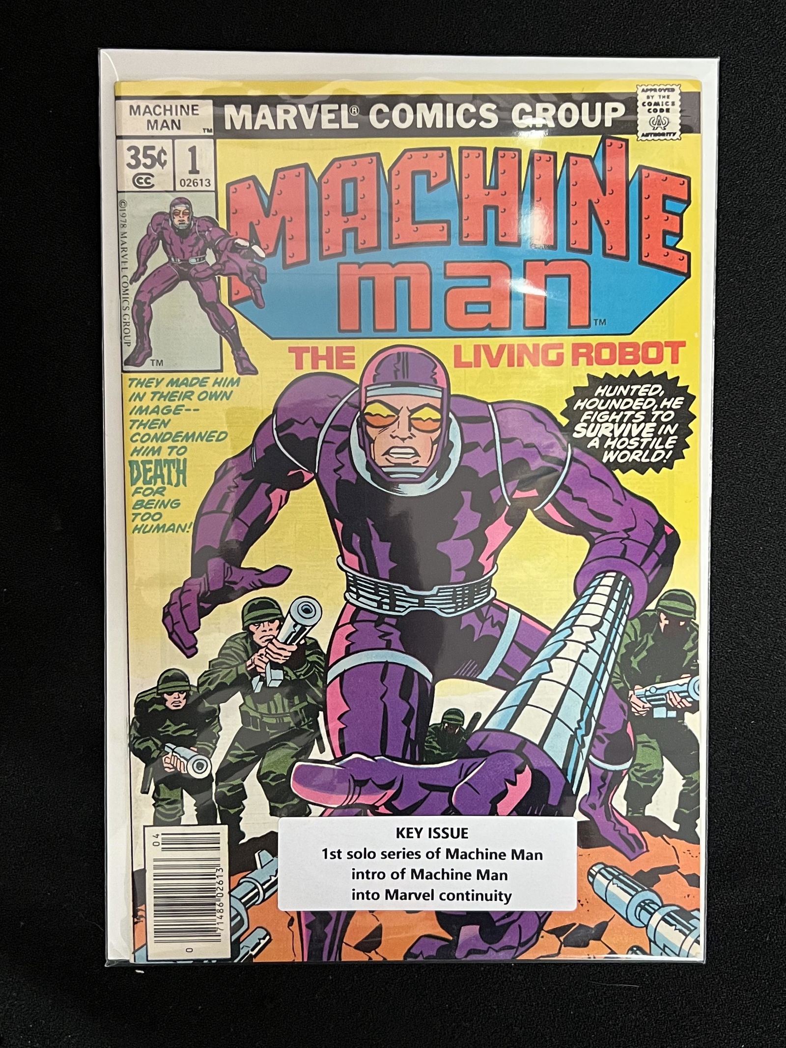 MACHINE MAN #1 (MARVEL COMICS) (1 of 1)