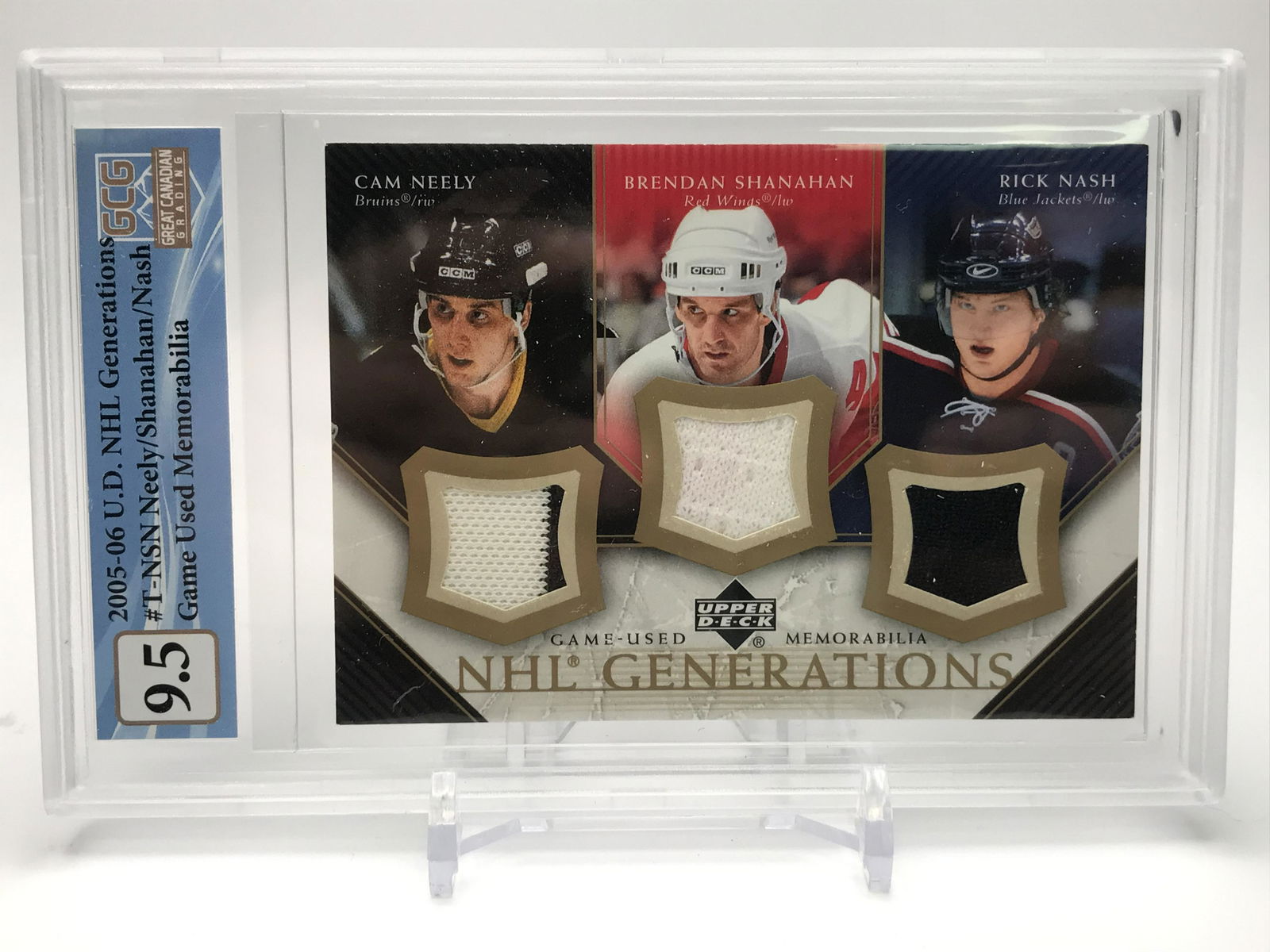 2005-06 UPPER DECK TRIPLE PATCHES (GCG 9.5) (1 of 2)