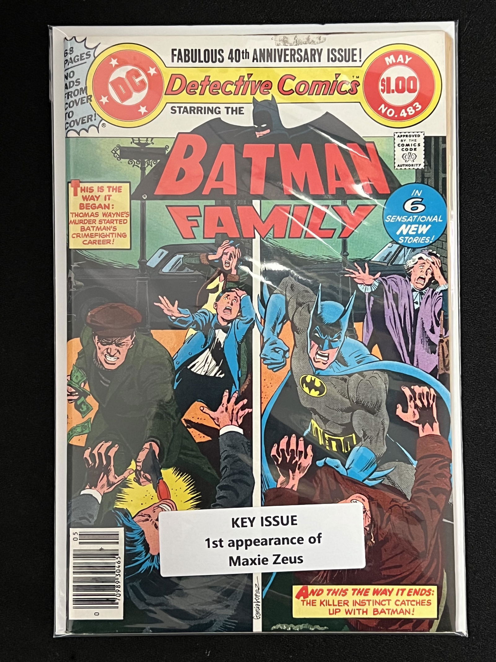 DC COMICS DETECTIVE BATMAN FAMILY NO.483 (1 of 1)