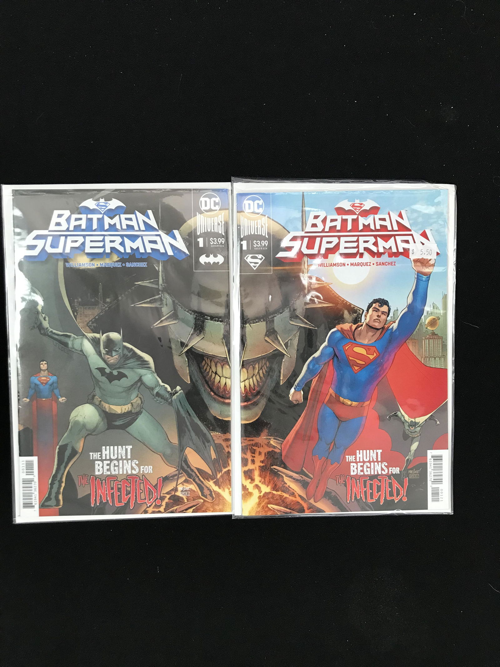 LOT OF 2 BATMAN/SUPERMAN COMIC BOOKS (1 of 1)