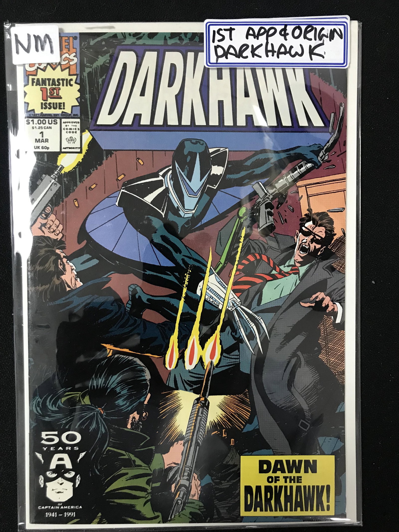 MARVEL COMICS DARKHAWK NO. 1 (1ST APP AND ORIGIN DARKHAWK) (1 of 1)