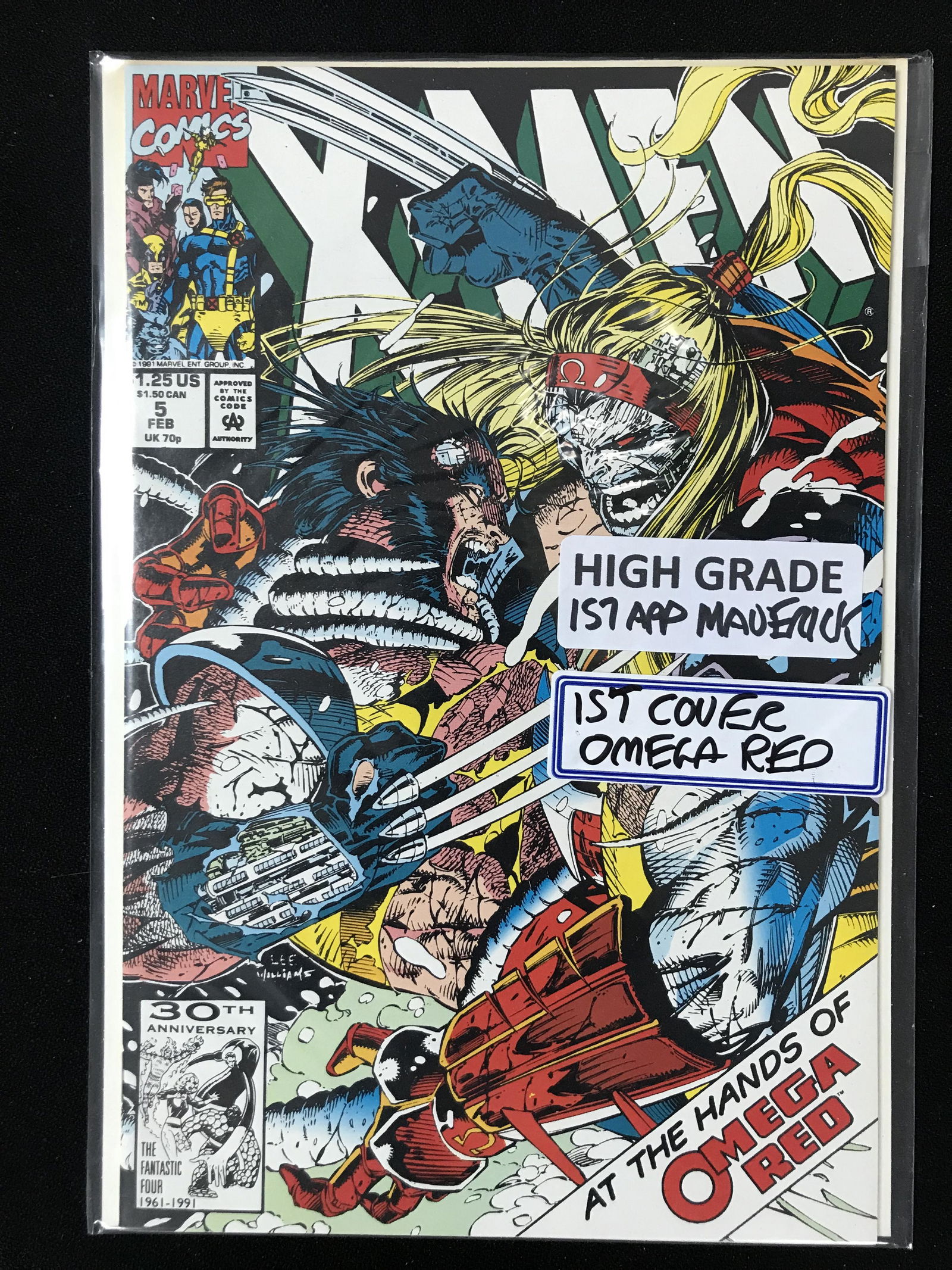 MARVEL COMICS X-MEN NO. 5 (1ST COVER OMEGA RED) (1 of 1)