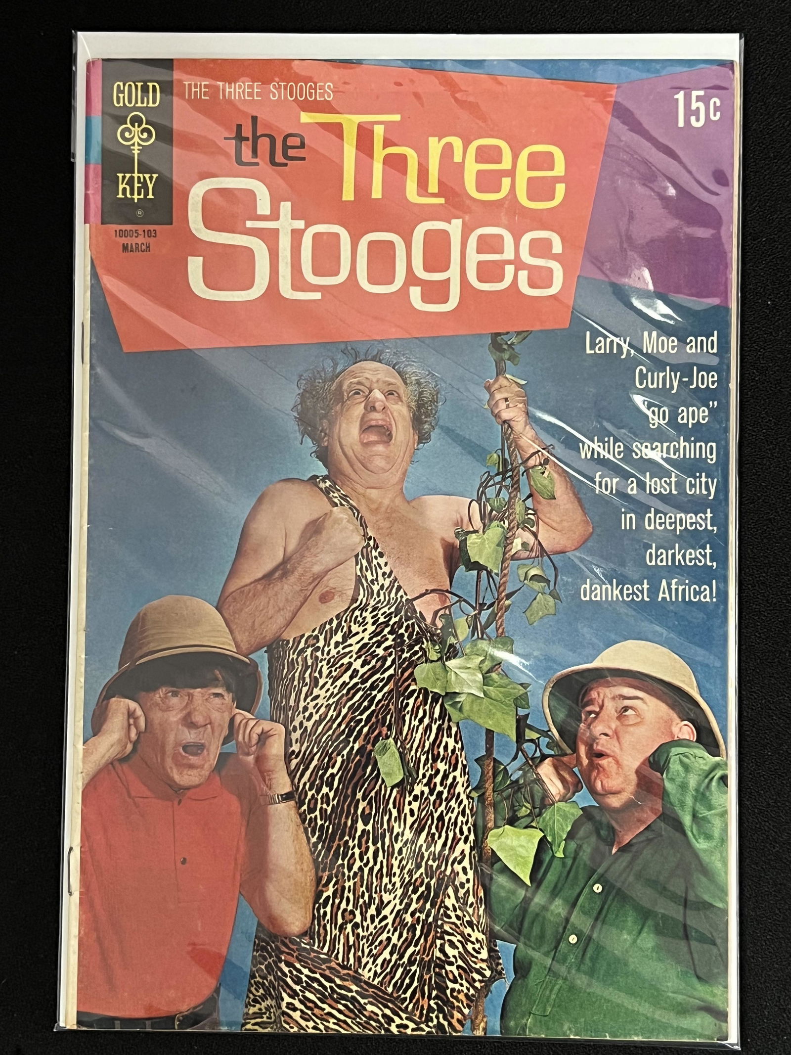 GOLD KEY COMICS THE THREE STOOGES NO. 50 (1 of 1)