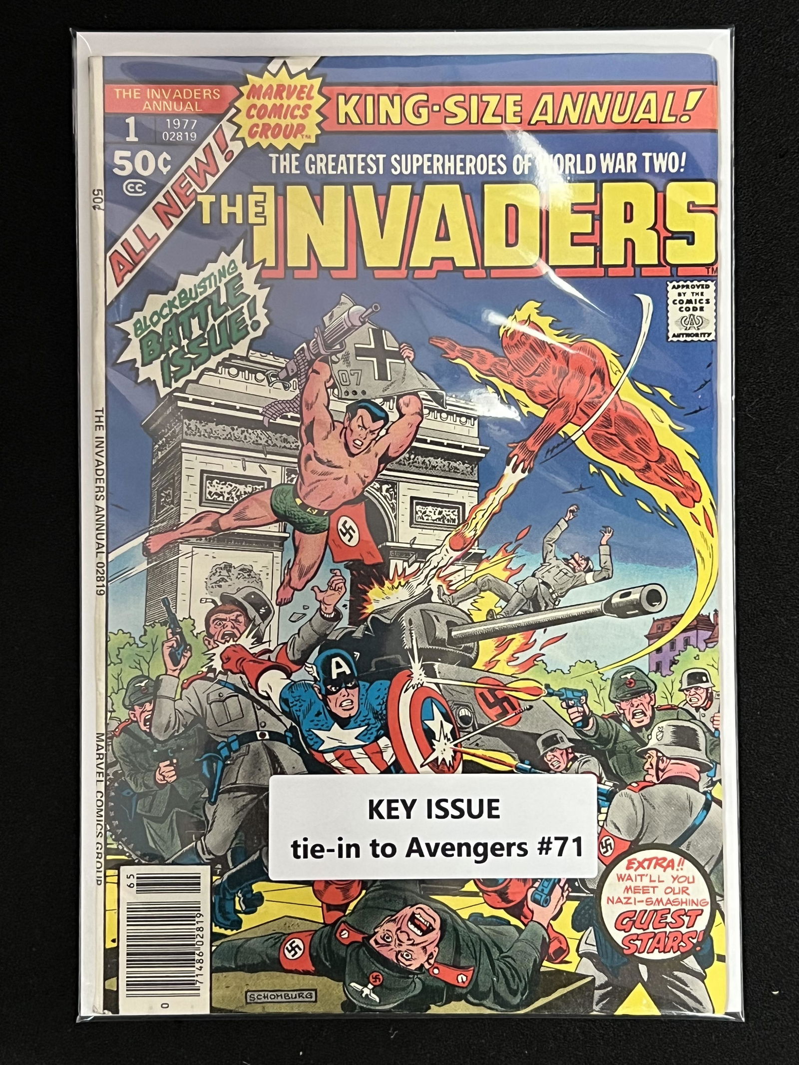 MARVEL COMICS THE INVADERS NO. 71: MARVEL COMICS THE INVADERS NO. 71