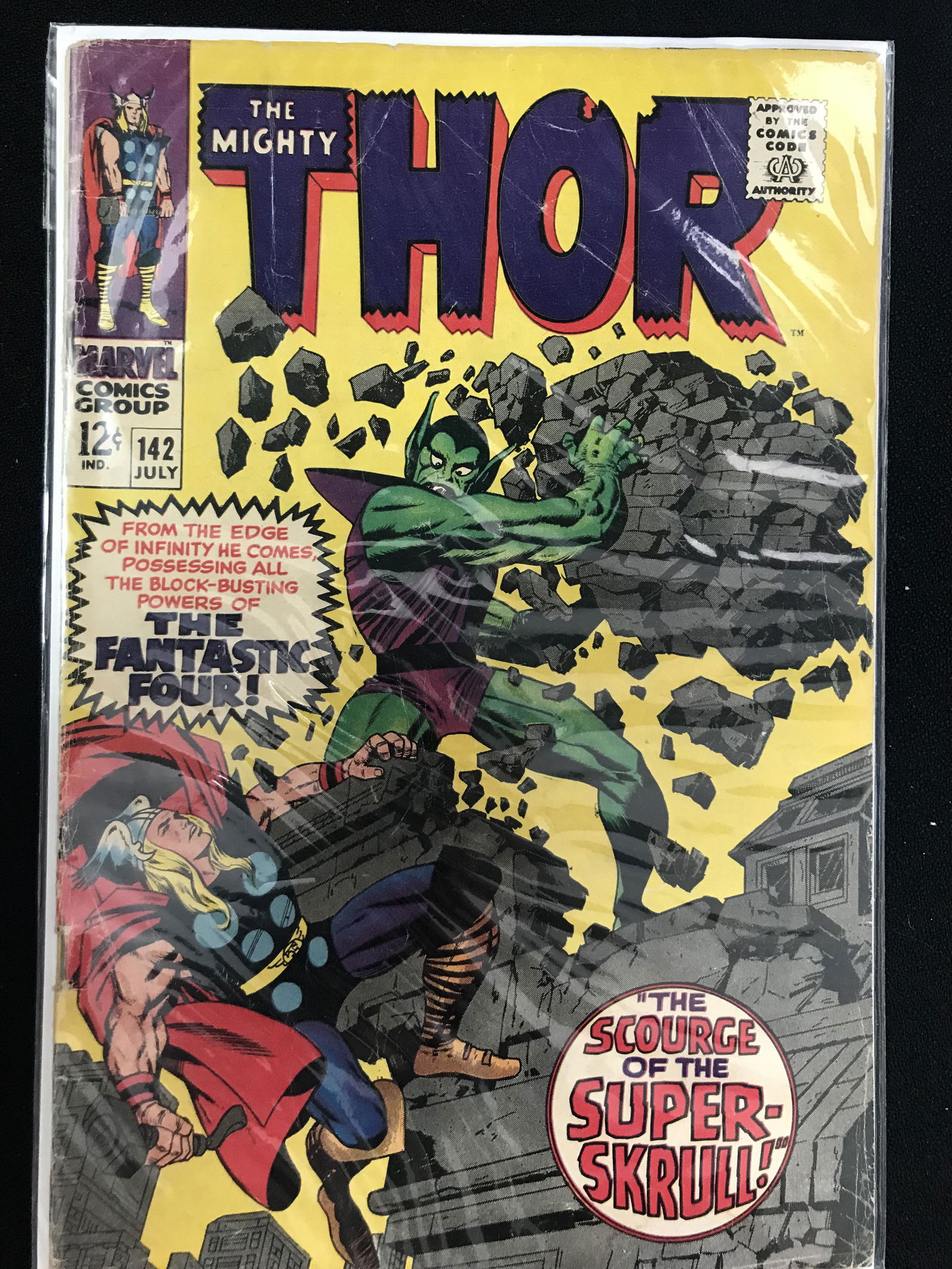 MARVEL COMICS #142 THE MIGHTY THOR (1 of 1)