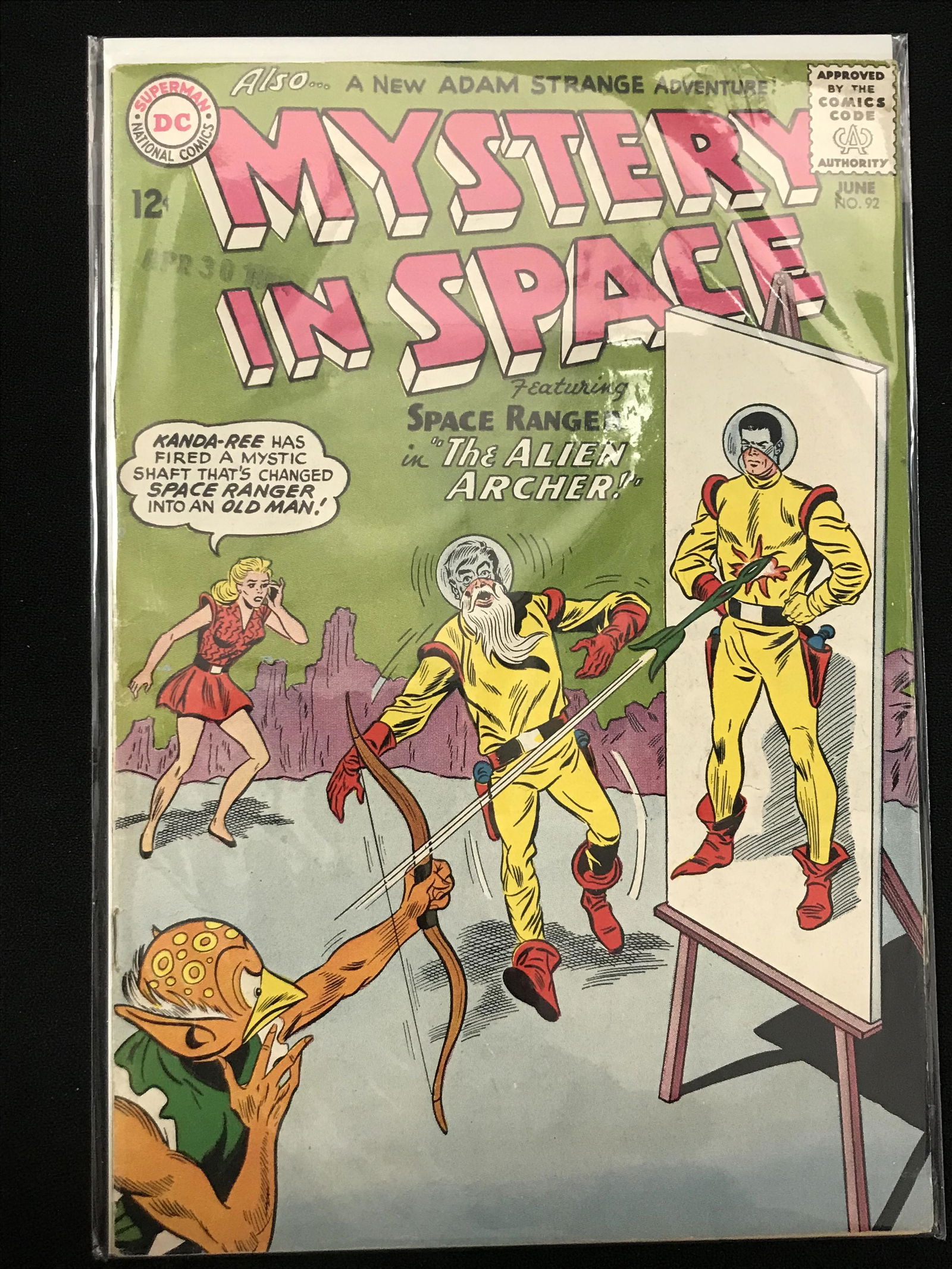 DC COMICS #92 MYSETRY IN SPACE (1 of 1)