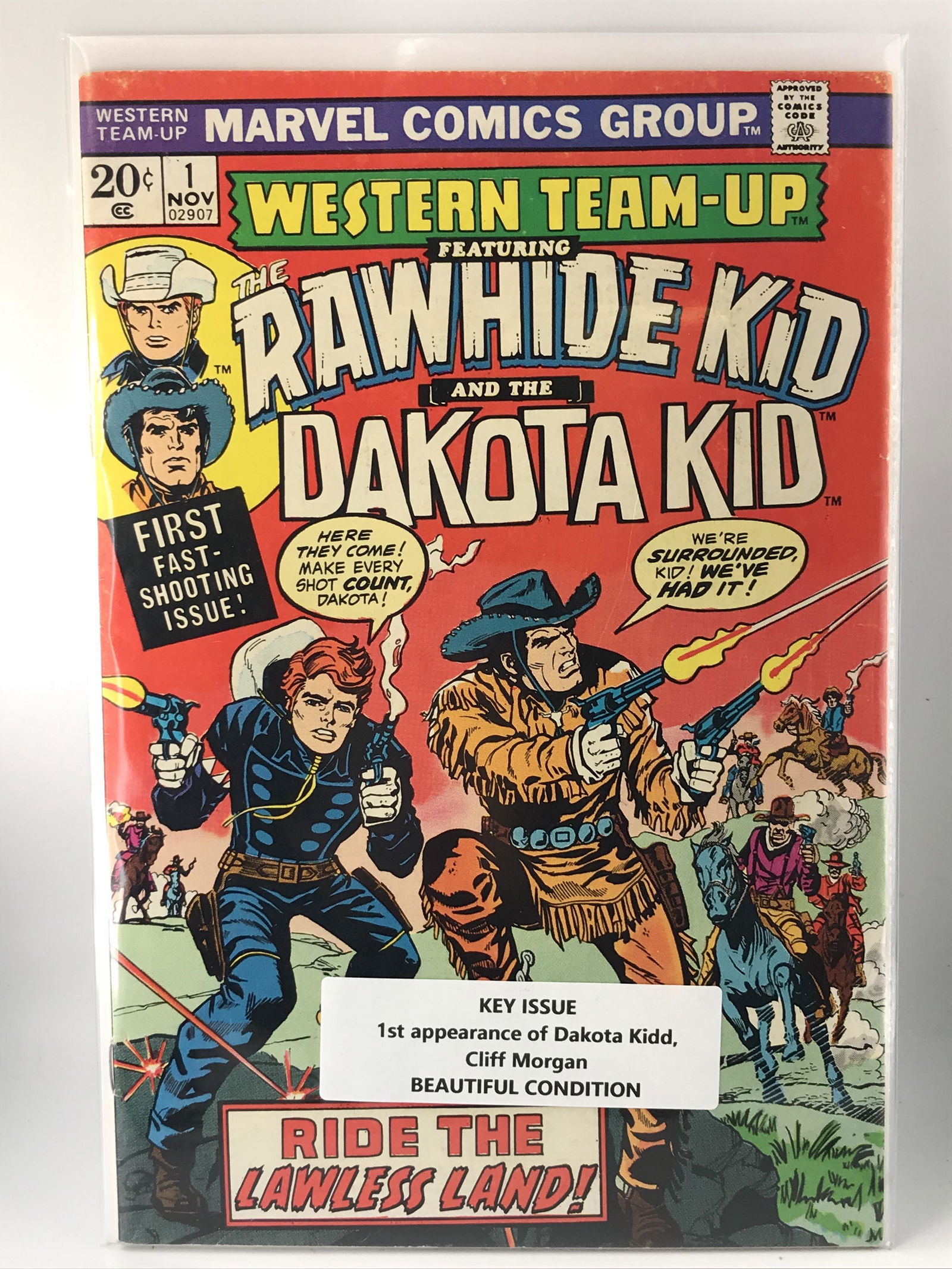 MARVEL COMICS #1 WESTERN TEAM-UP THE RAWHIDE KID AND THE DAKOTA KISD (1 of 1)