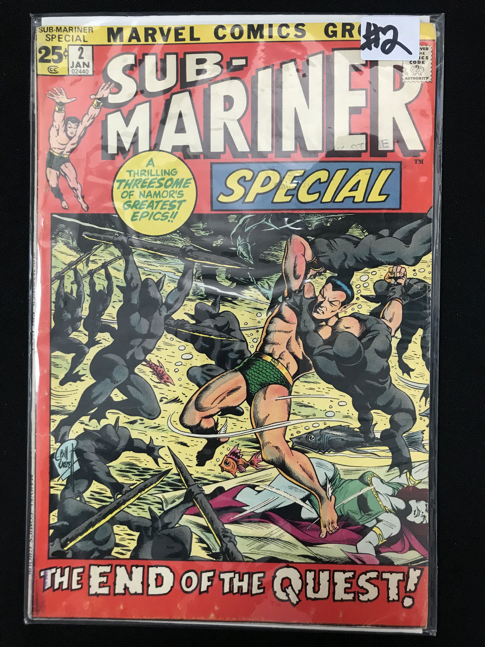 MARVEL COMICS #2 SUB-MARINER (1 of 1)