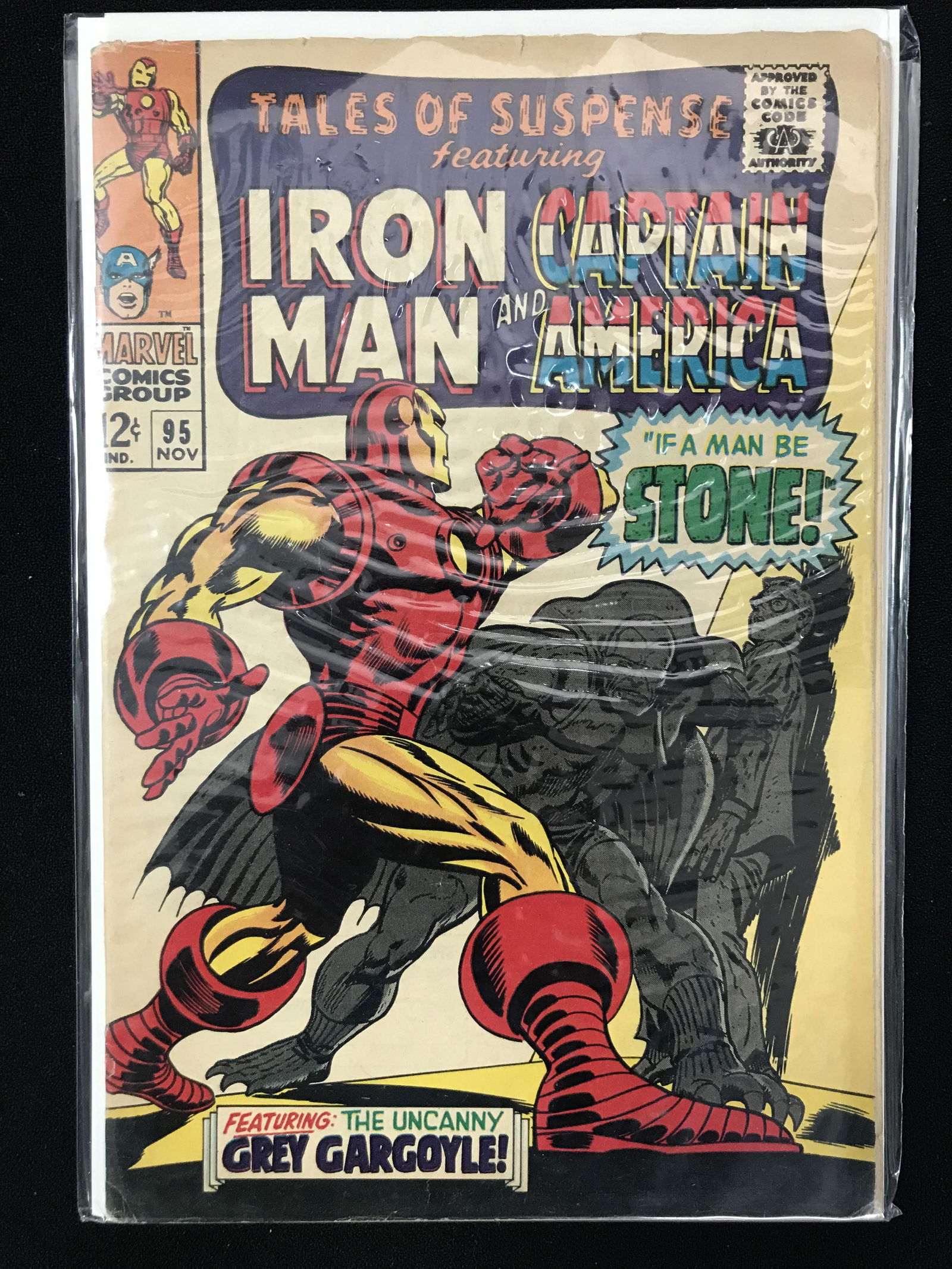 MARVEL COMICS #95 IRON MAN AND CAPTAIN AMERICA (1 of 1)