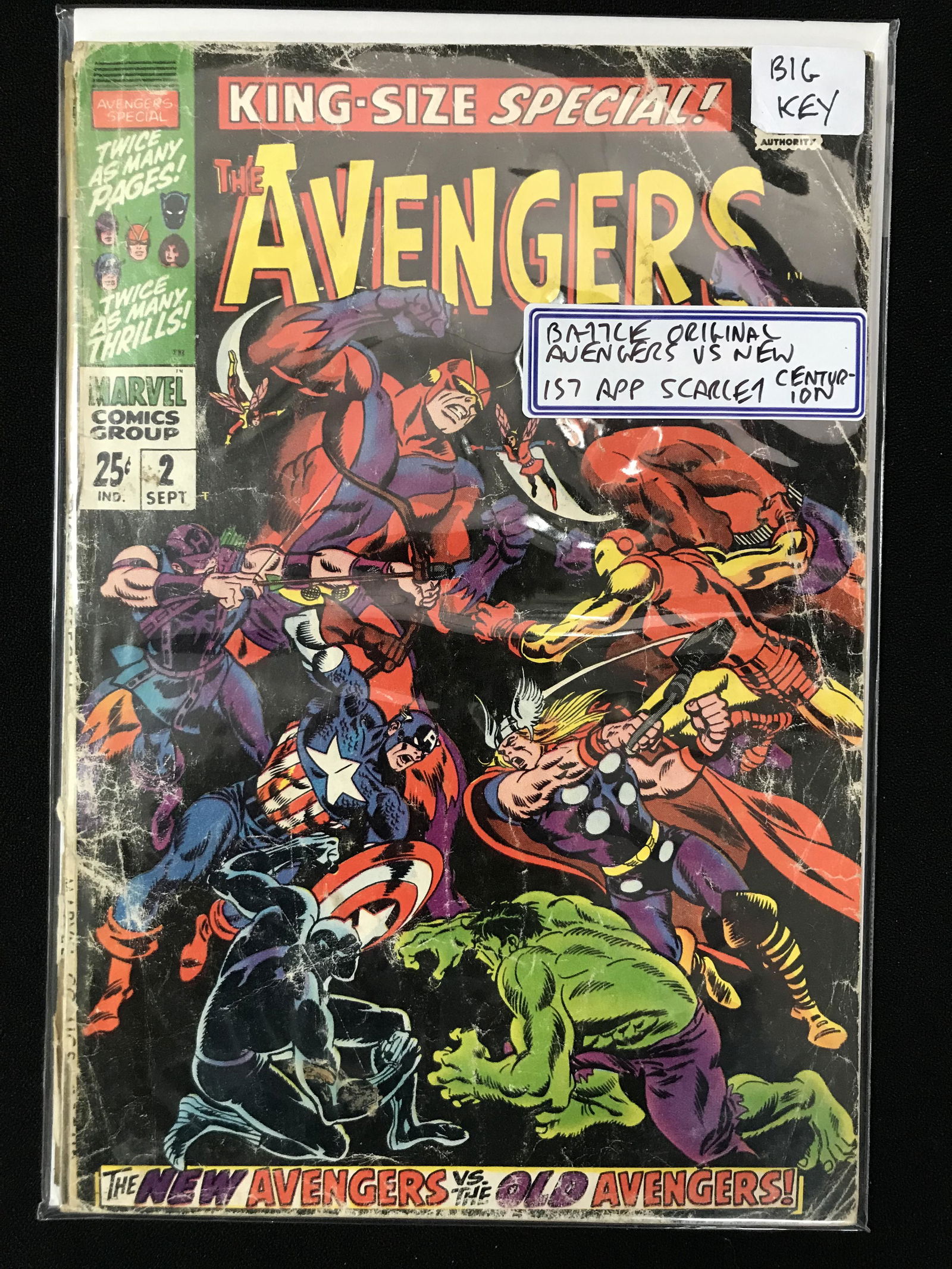 MARVEL COMICS THE AVENGERS NO. 2 (1 of 1)
