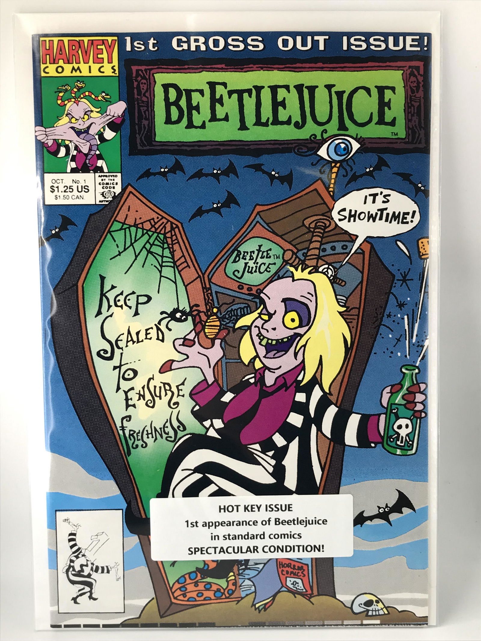 HARVEY COMICS BEETLEJUICE NO. 1 (1 of 1)