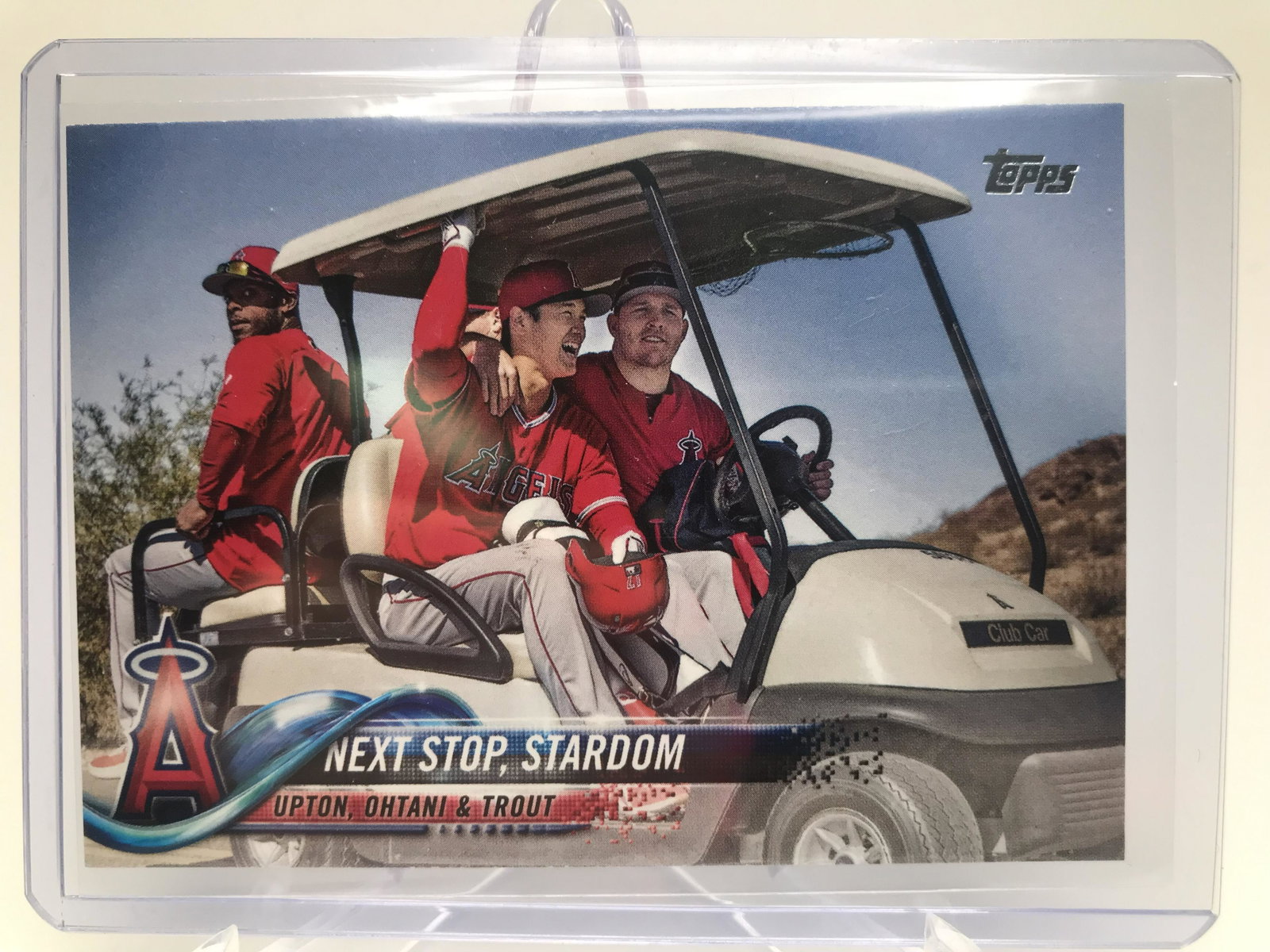 2018 TOPPS UPTON/OHTANI/TROUT NO. US158: 2018 TOPPS UPTON/OHTANI/TROUT NO. US158