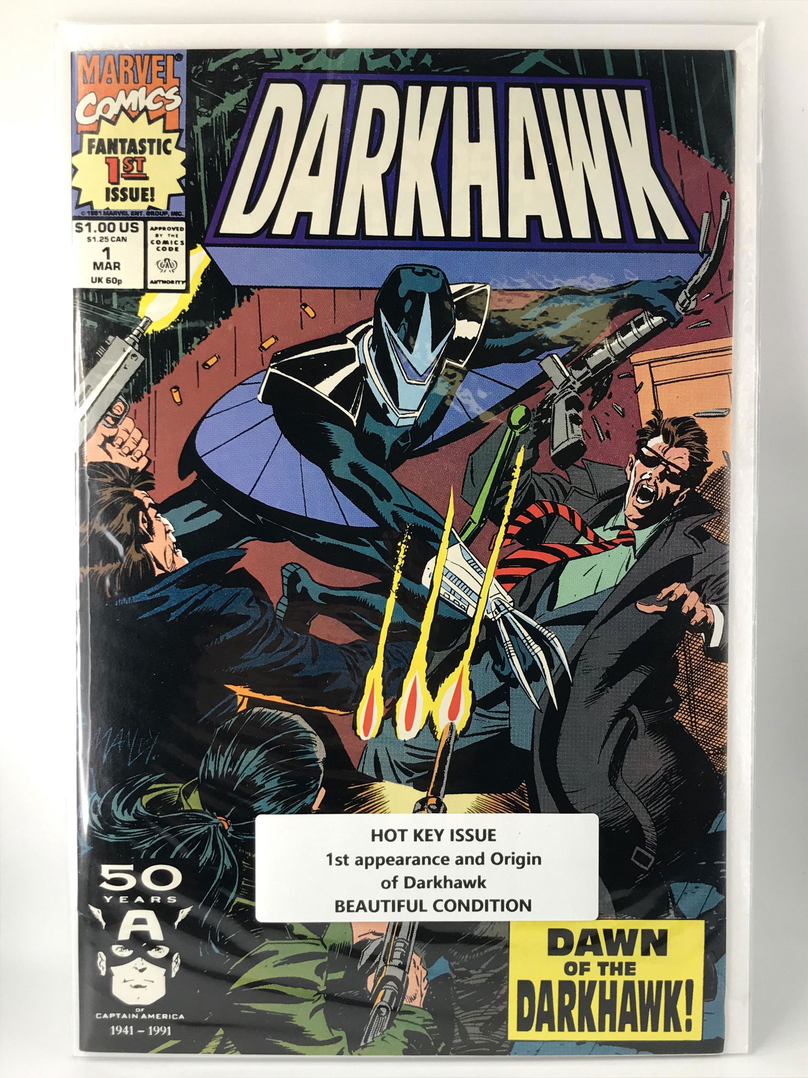DARKHAWK #1 KEY ISSUE (MARVEL COMICS) (1 of 1)