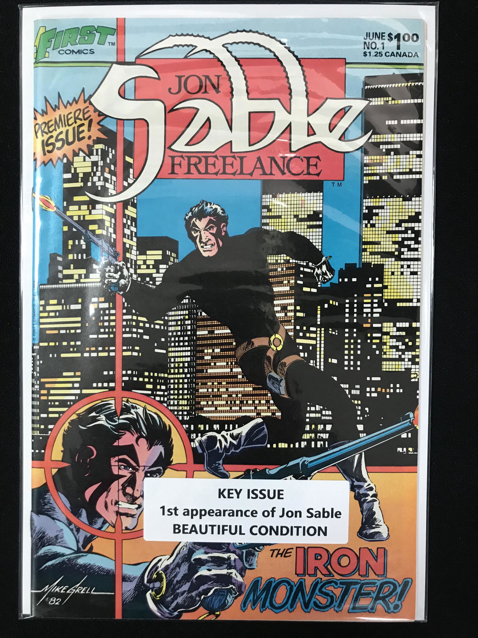 JON SABLE FREELANCE #1 (FIRST COMICS) (1 of 1)