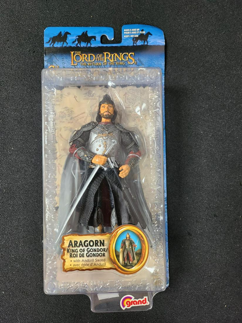 LORD OF THE RINGS ARAGON KING OF GONDOR FIGURE: LORD OF THE RINGS ARAGON KING OF GONDOR FIGURE