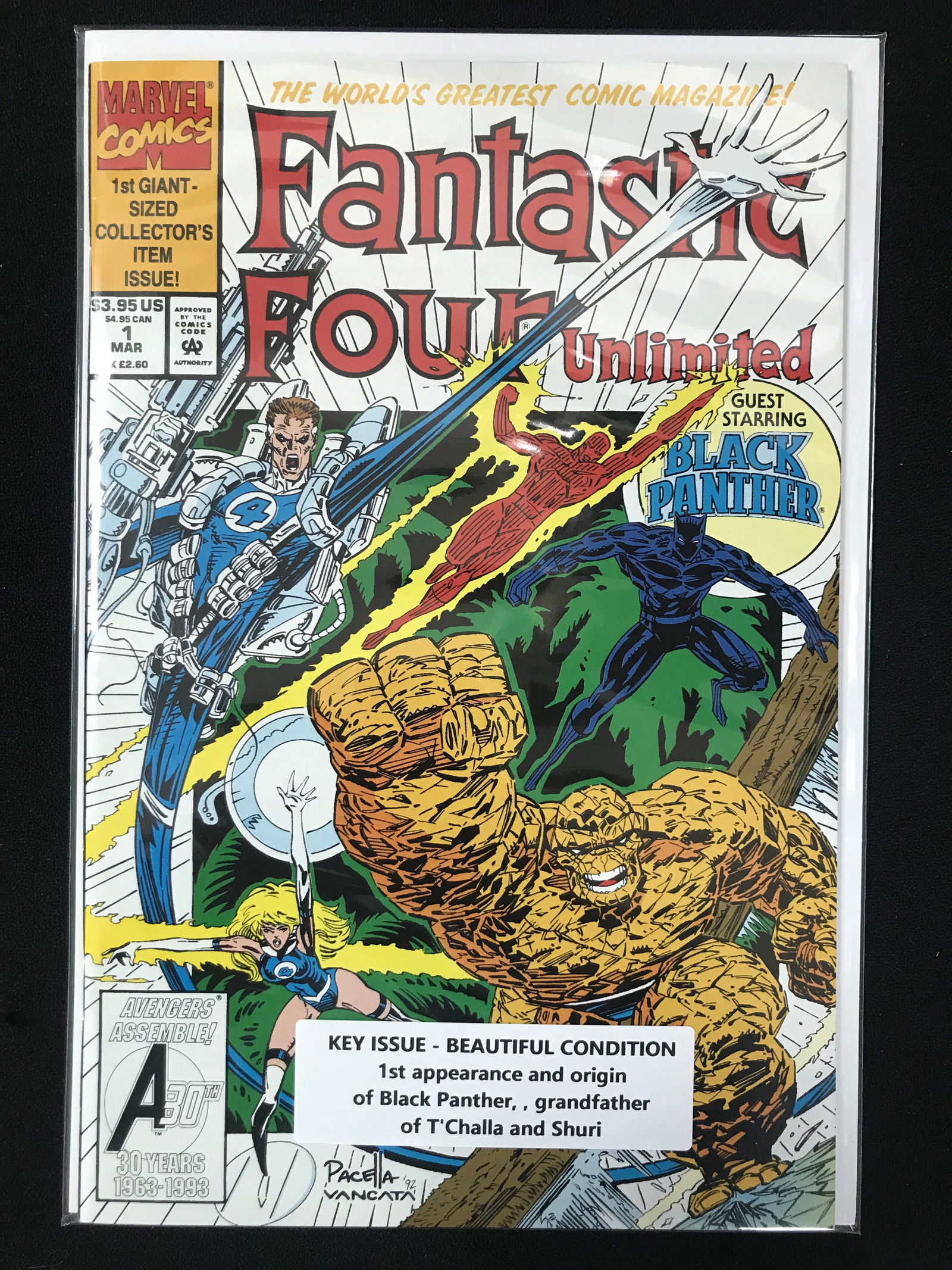 FANTASTIC FOUR UNLIMITED  #1 KEY ISSUE   (MARVEL COMICS) (1 of 2)
