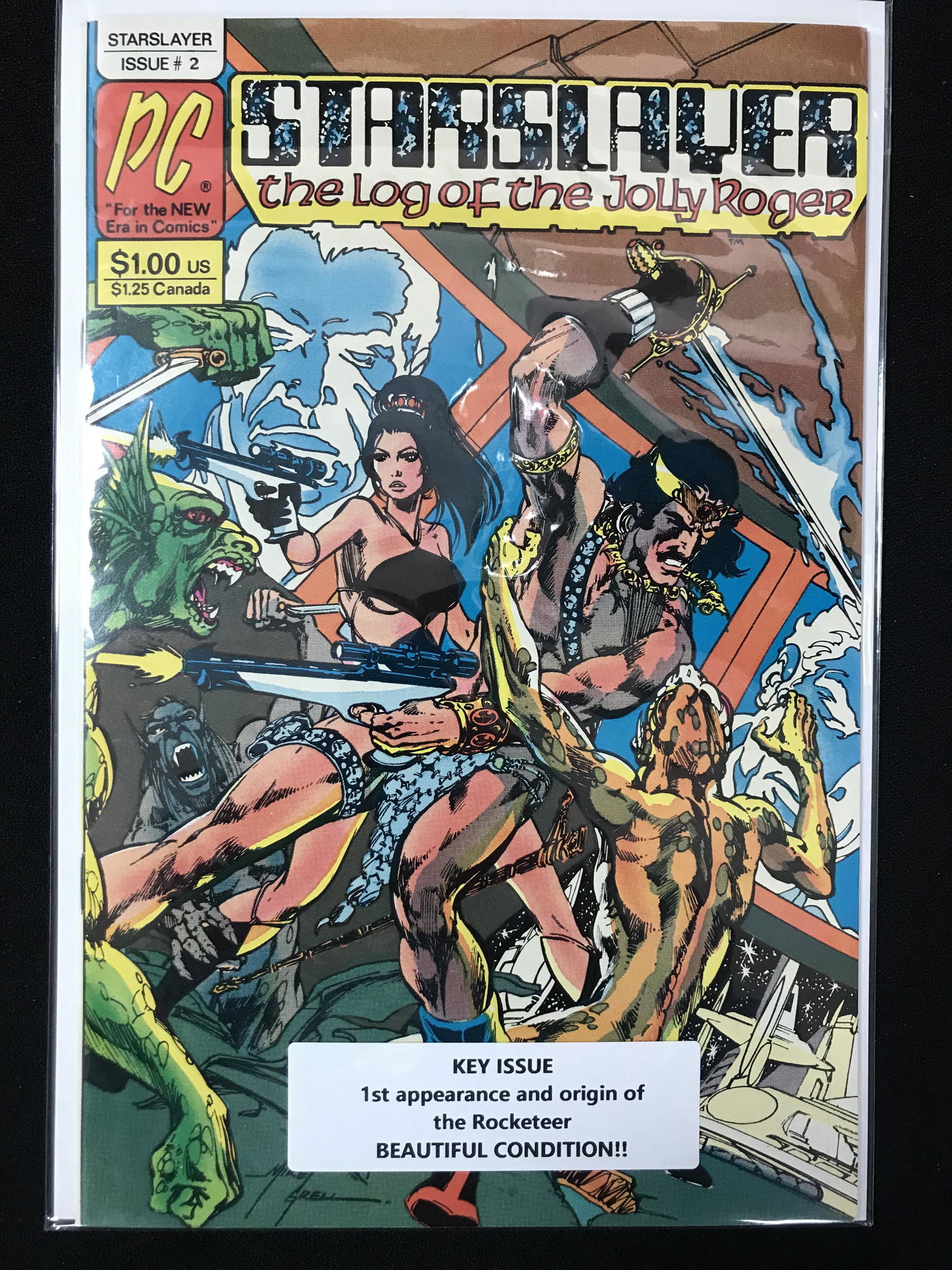 STARSLAYER #2 KEY ISSUE (PC COMICS) (1 of 1)