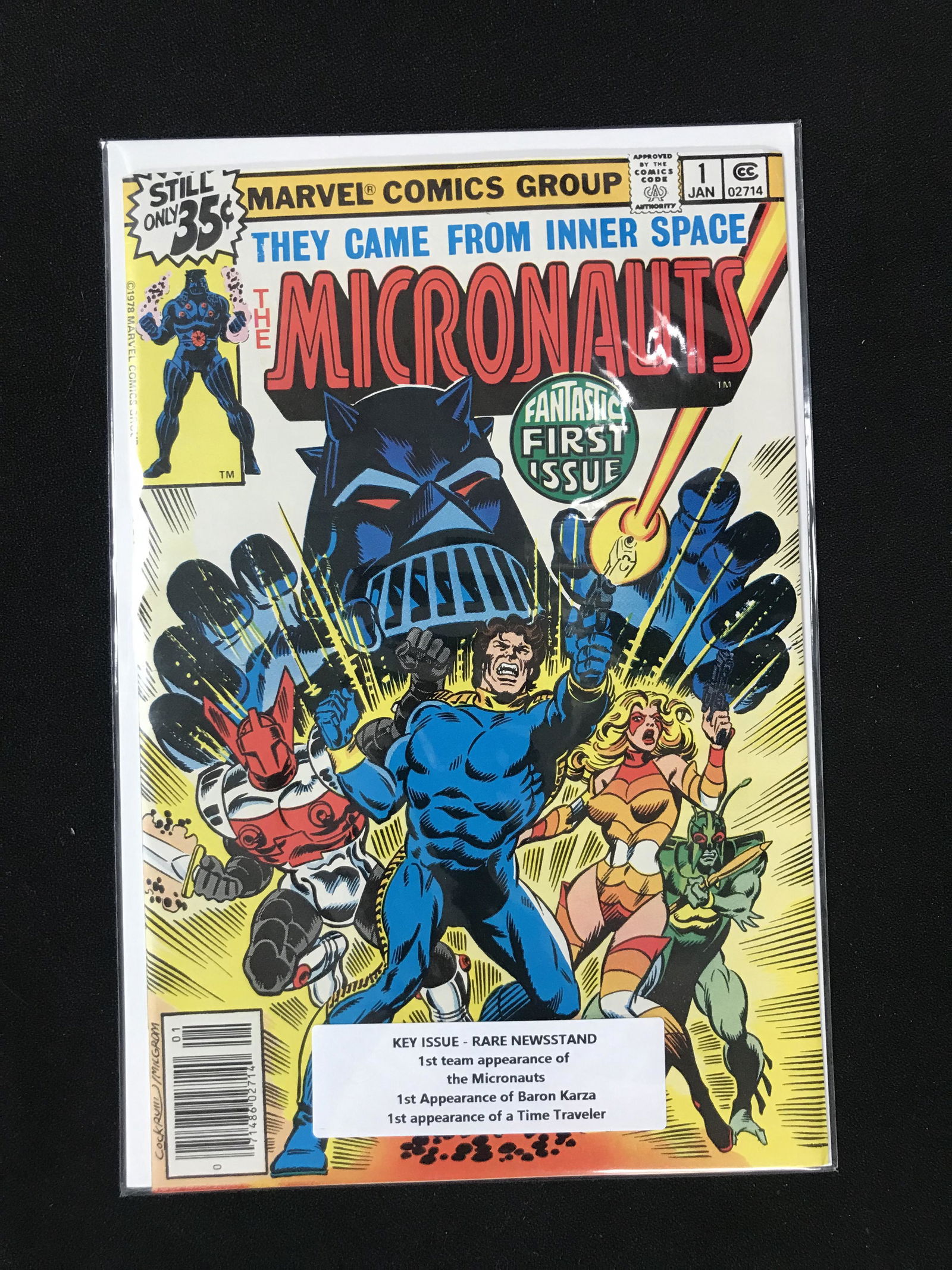 MARVEL COMICS MICRONAUTS NO.1 (1 of 1)