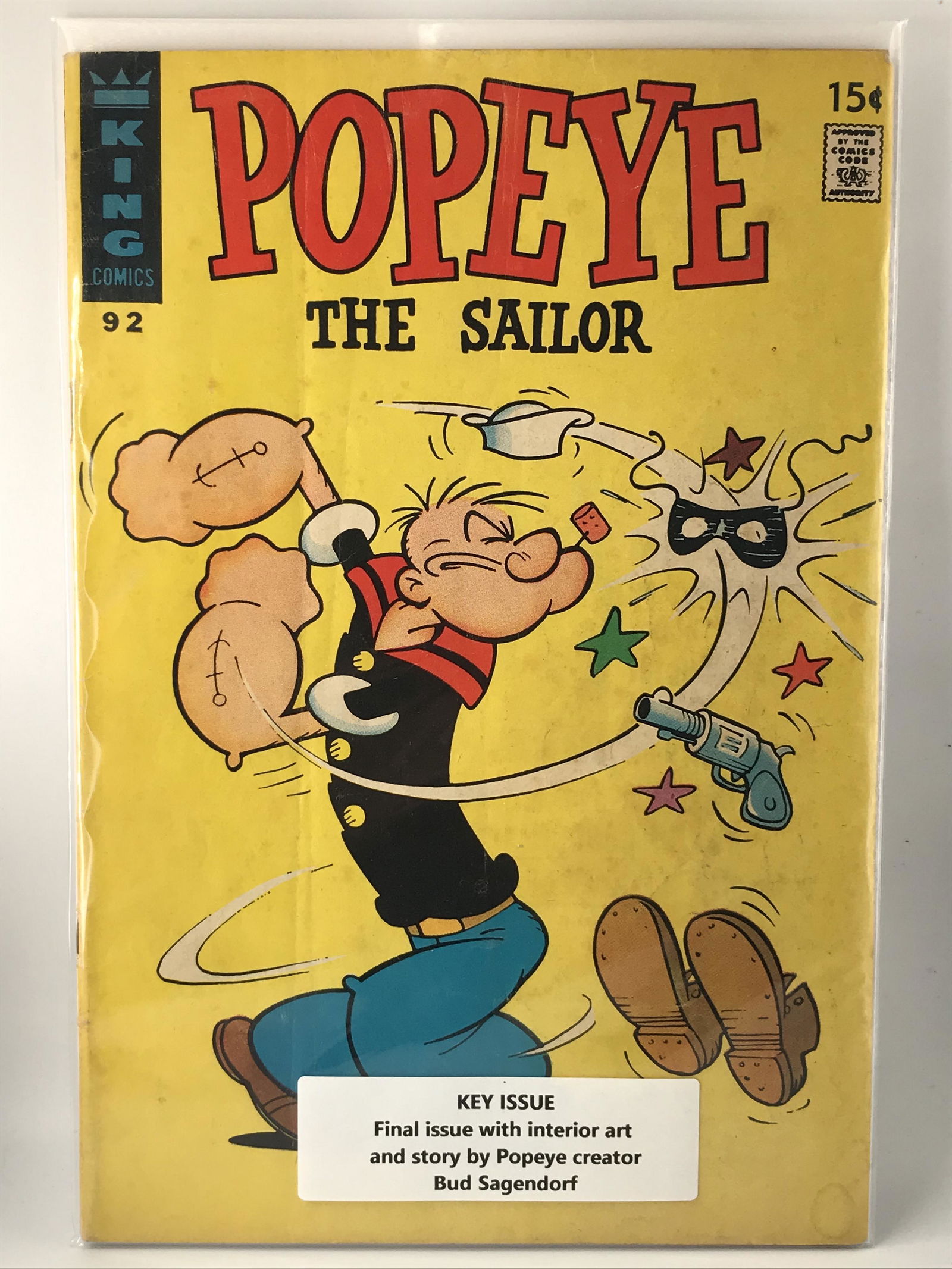POPEYE THE SAILOR #92 KEY ISSUE  (KING COMICS) (1 of 1)