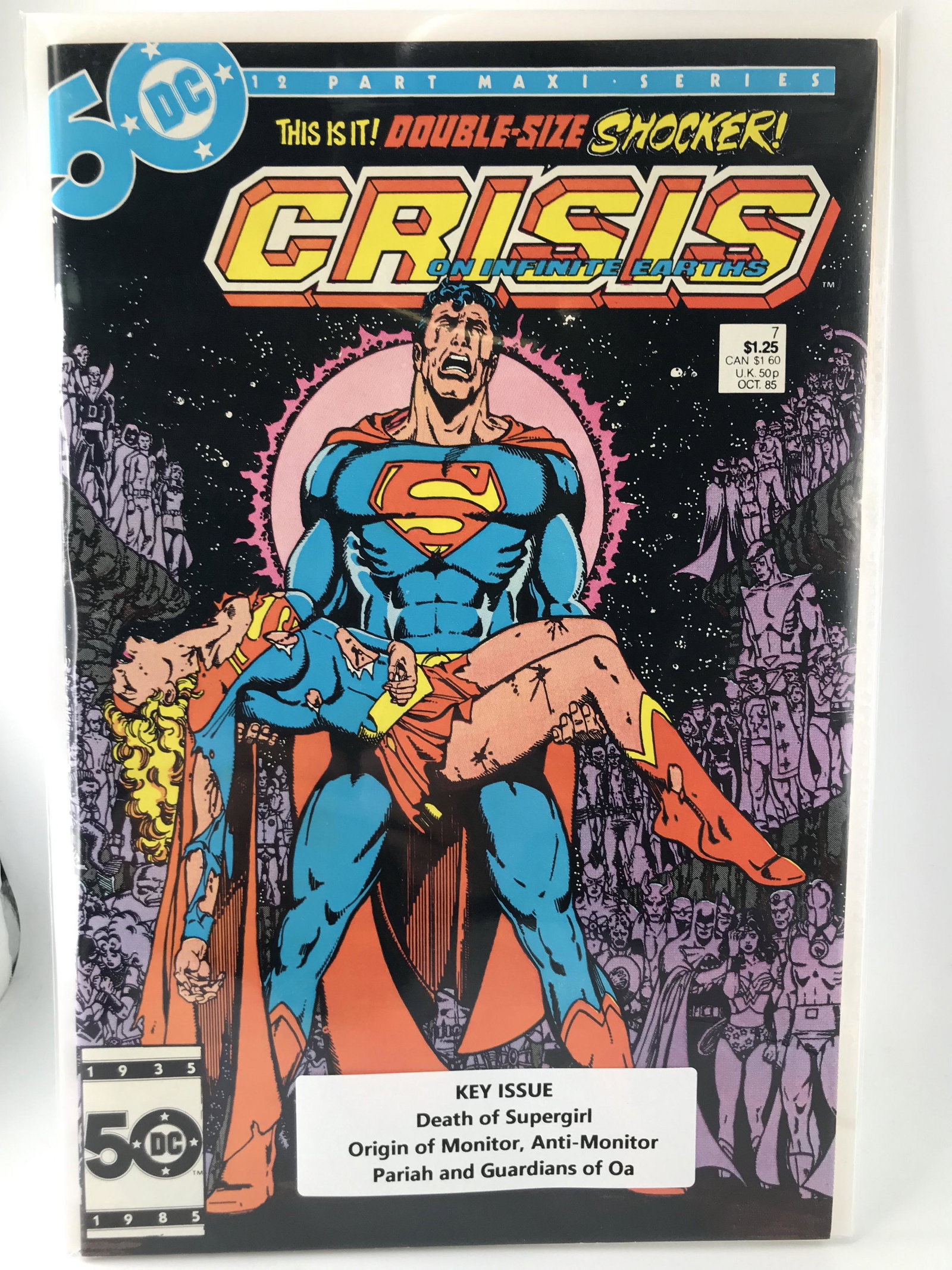 CRISIS #7  KEY ISSUE (DC COMICS) (1 of 1)